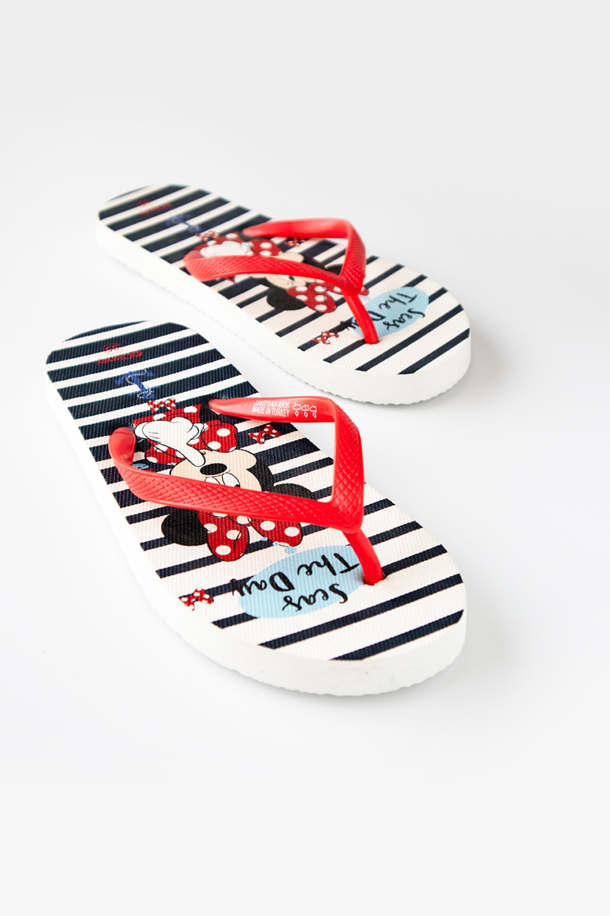 Çocuk Rahat Parmak Arası Plaj Terliği Flipflops - beyaz