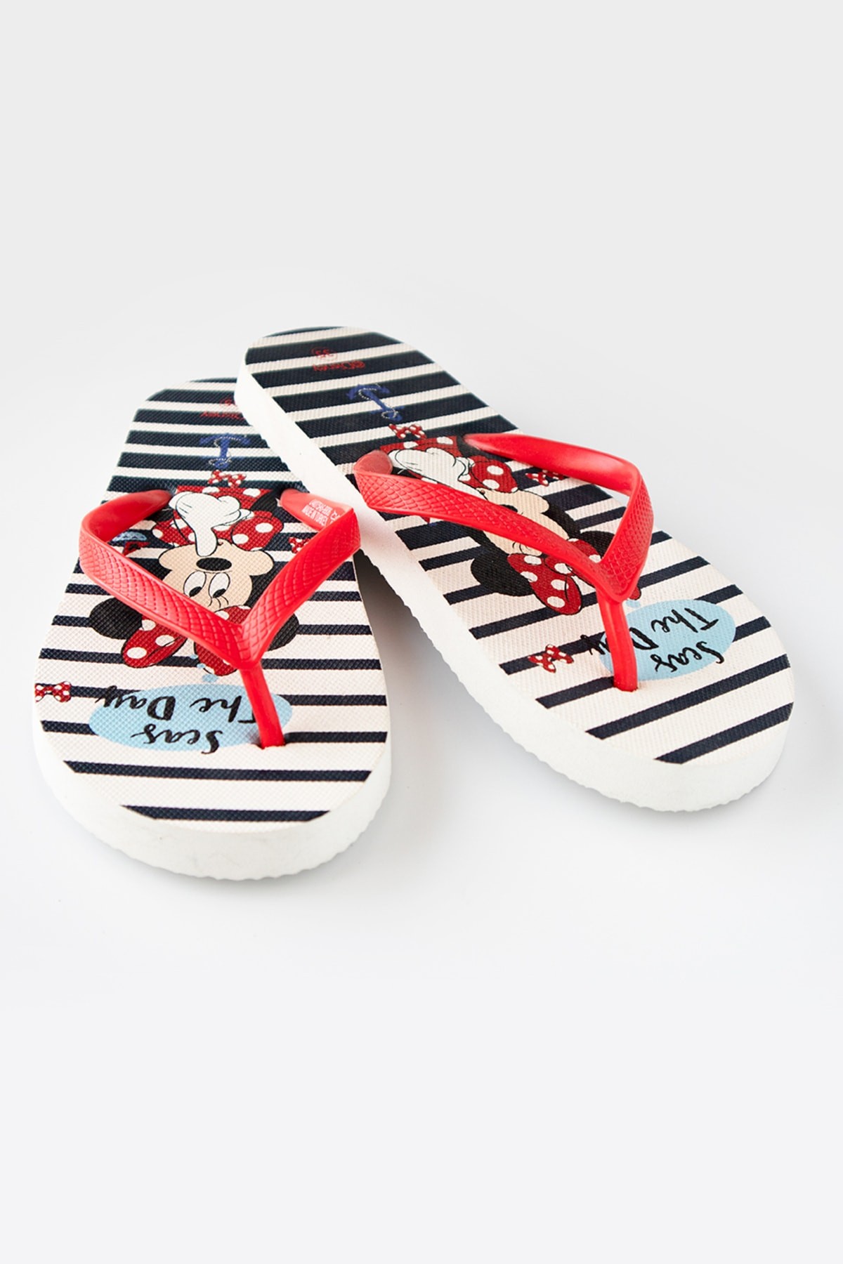 Çocuk Rahat Parmak Arası Plaj Terliği Flipflops - beyaz