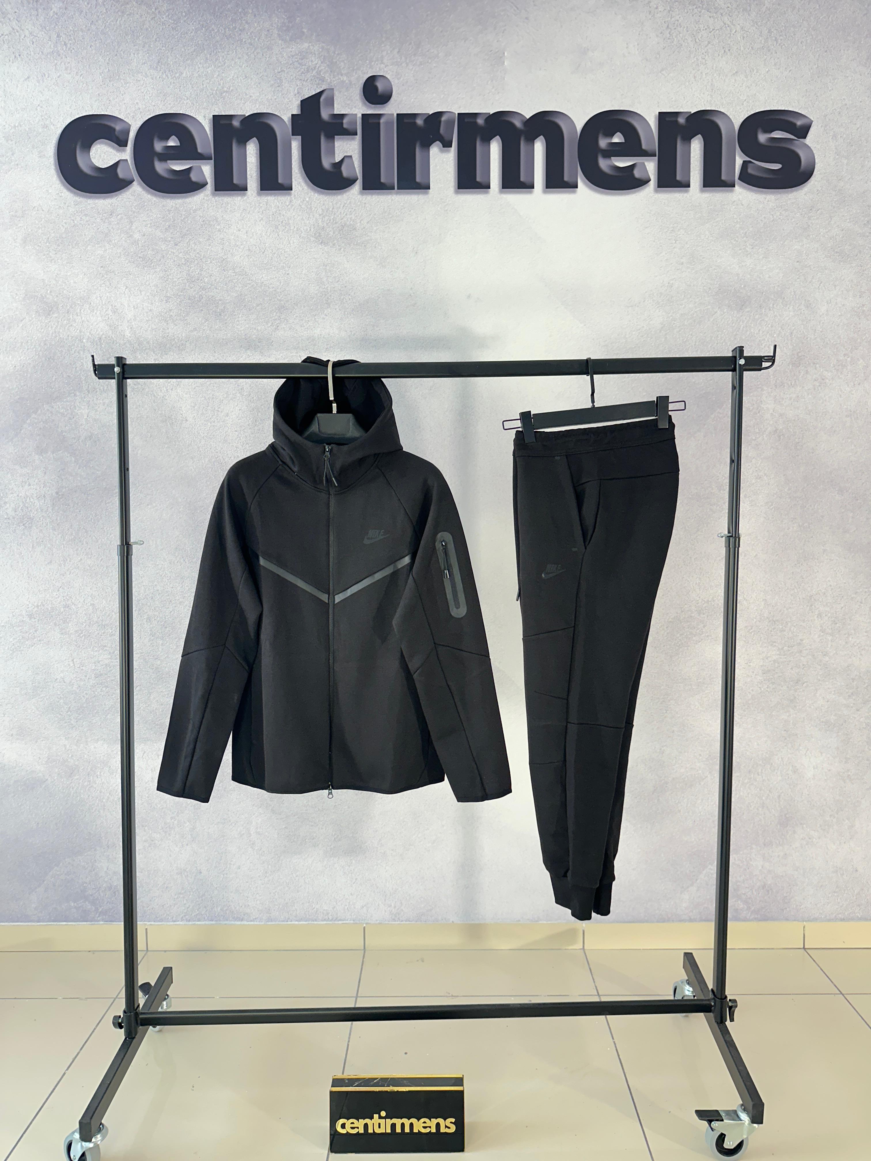 Yeni Tech Fleece Siyah Eşofman Takımı 