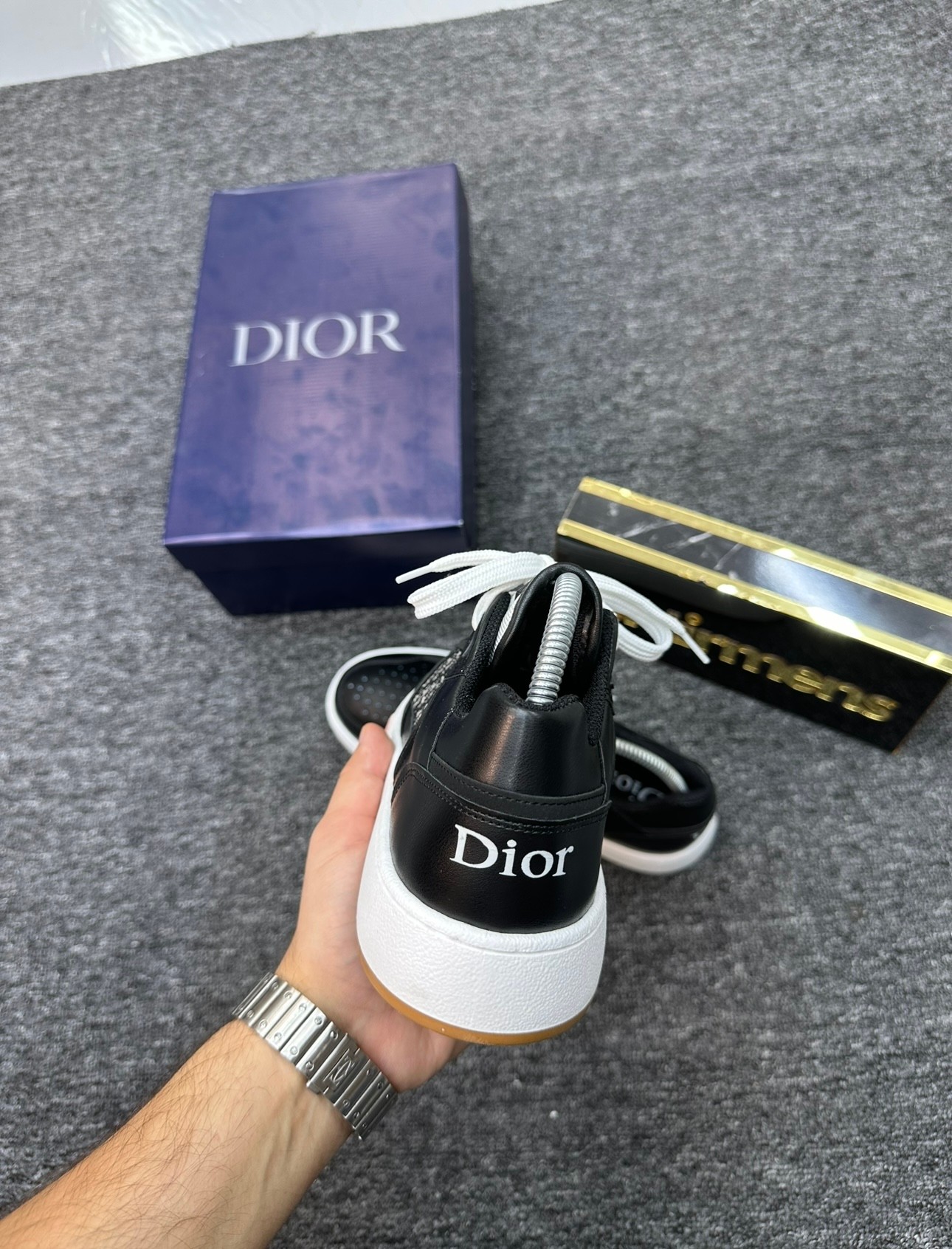 Dior Classic Siyah Beyaz Ayakkabı