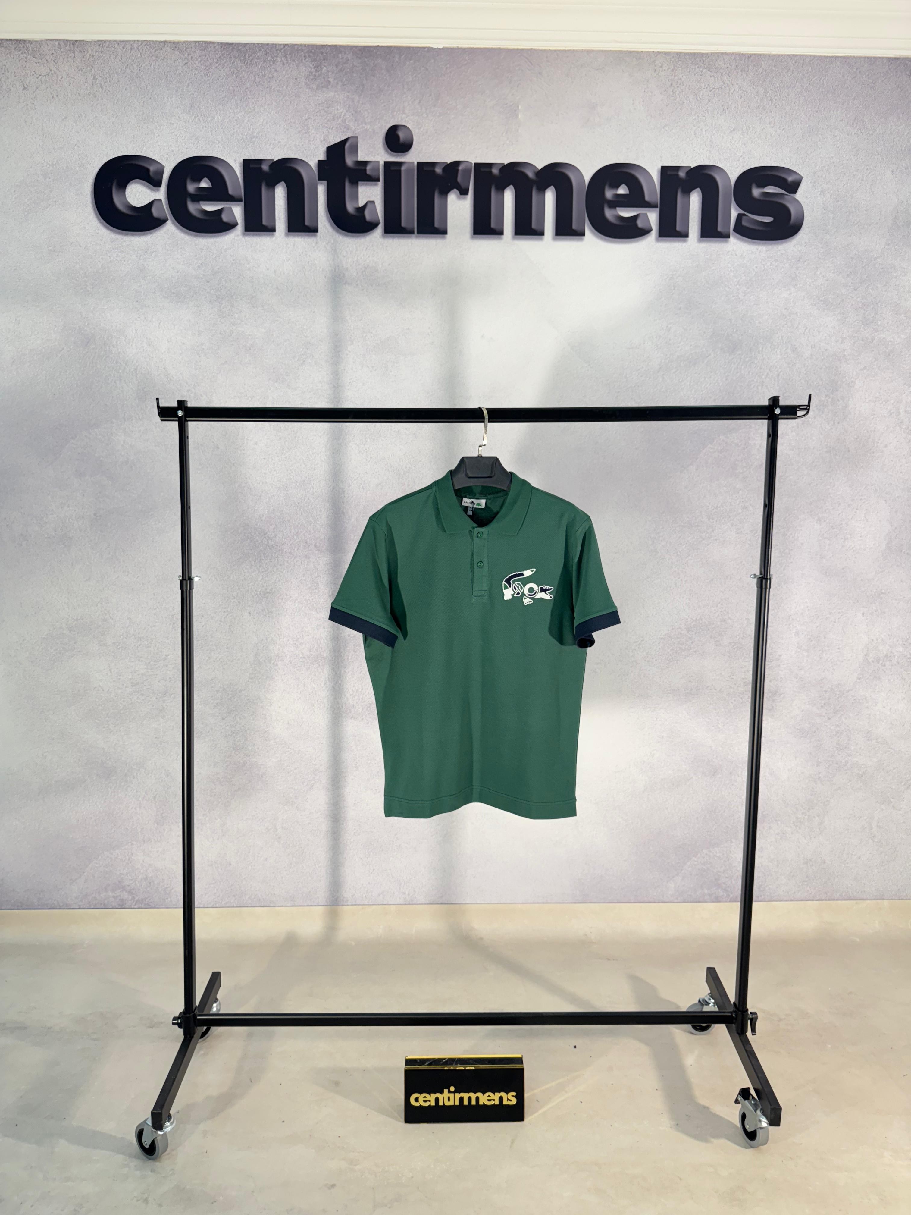 Lacoste Polo Yaka Yeşil Tişört