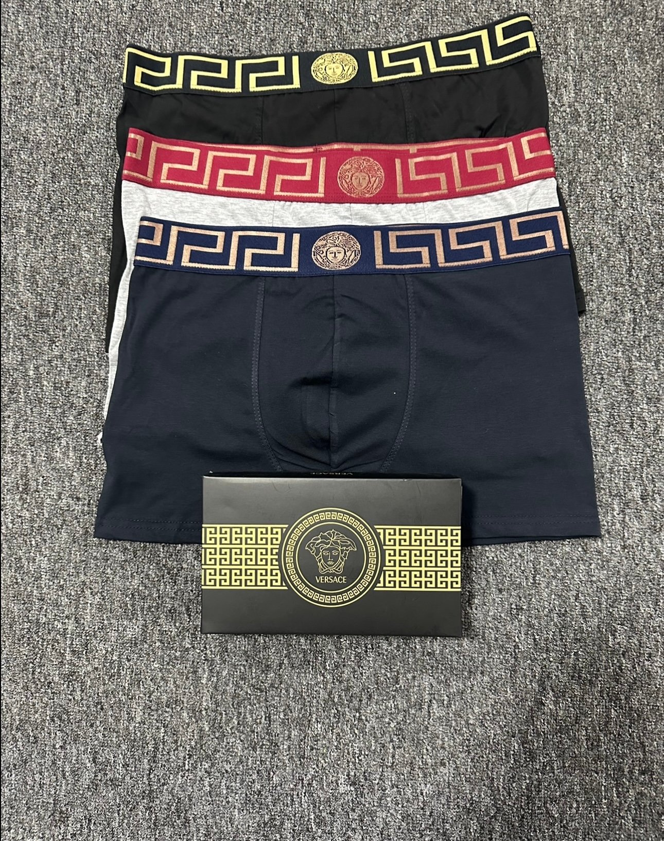 Versace Kutulu 3'lü Boxer