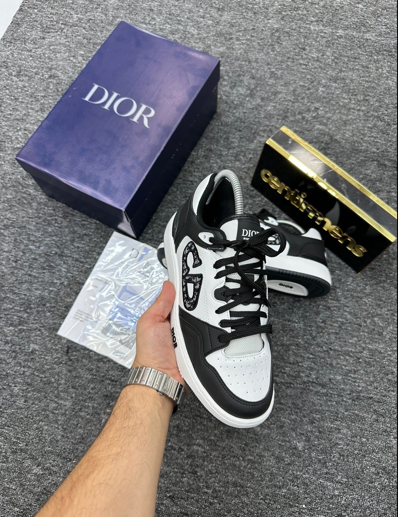 Dior Sport Siyah Beyaz Ayakkabı