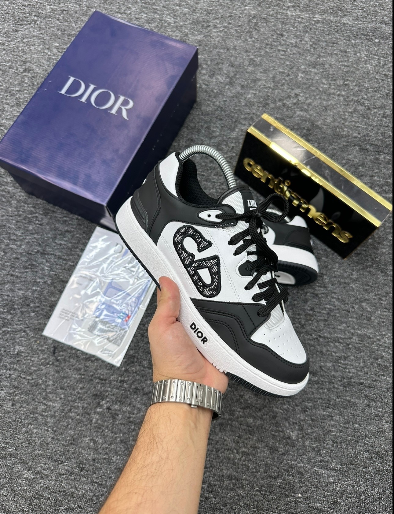 Dior Sport Siyah Beyaz Ayakkabı