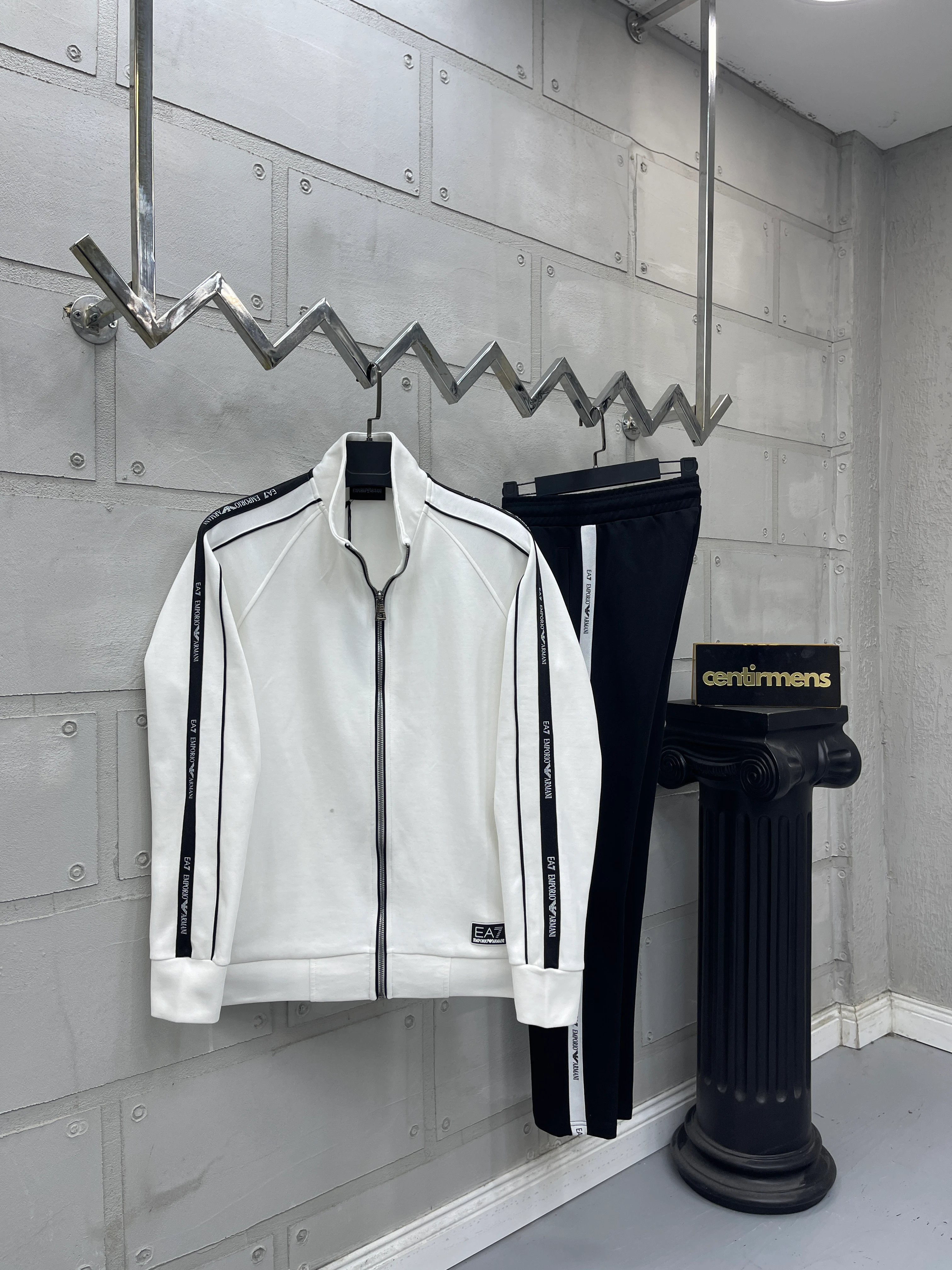 EA Double Face Eşofman Takım Beyaz 