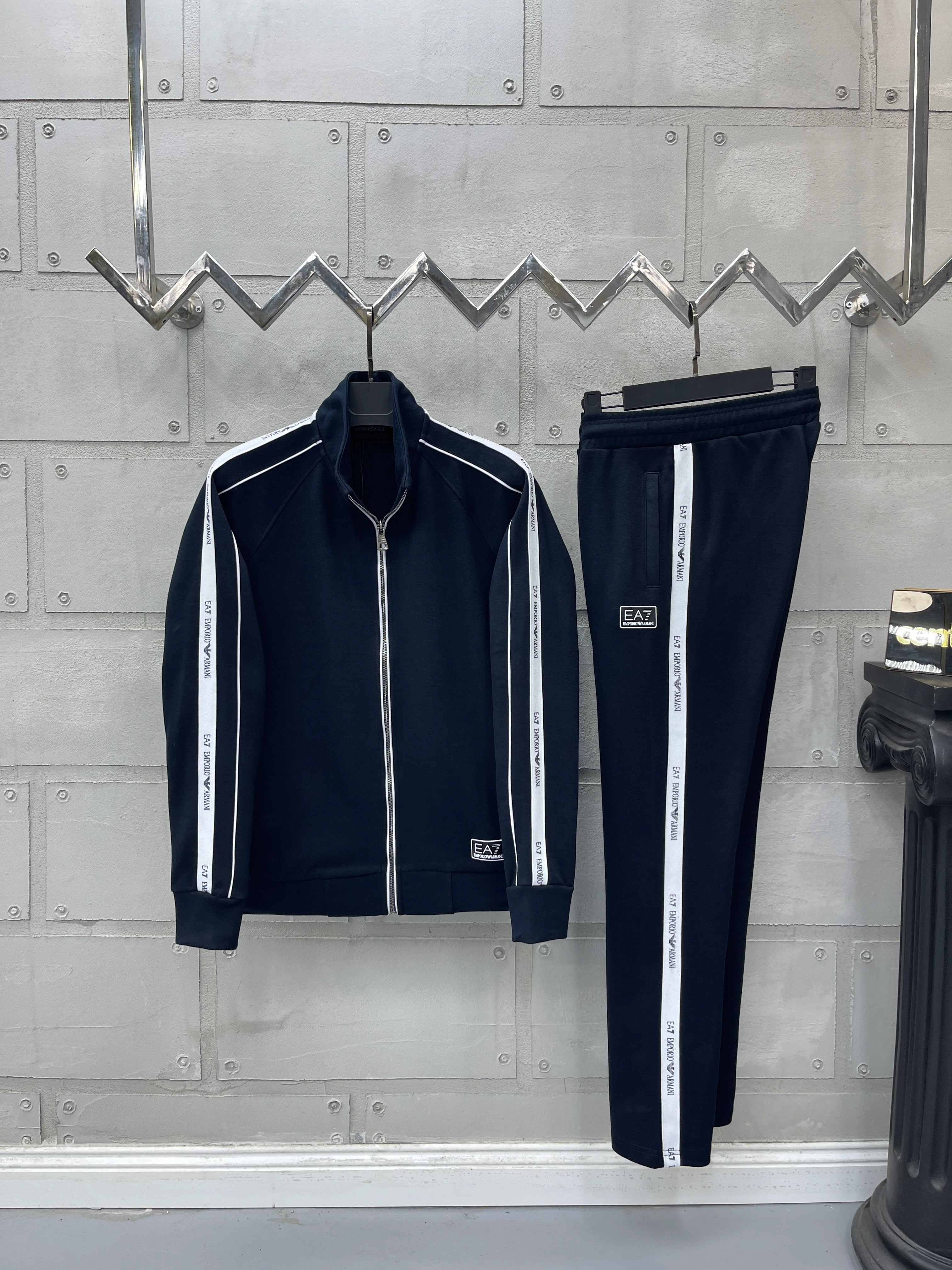 EA Double Face Eşofman Takım Lacivert