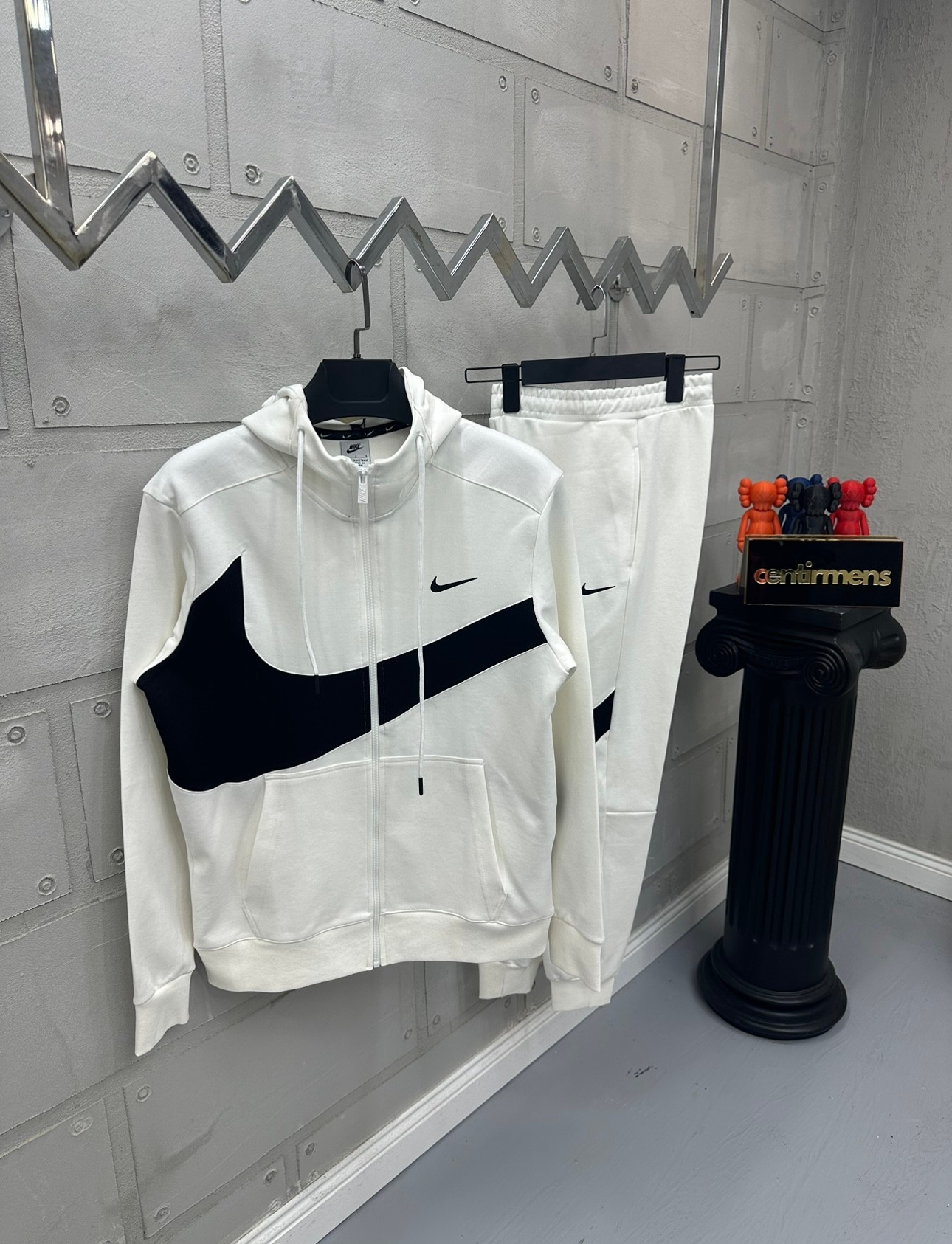 Swoosh Premium Beyaz Eşofman Takımı 