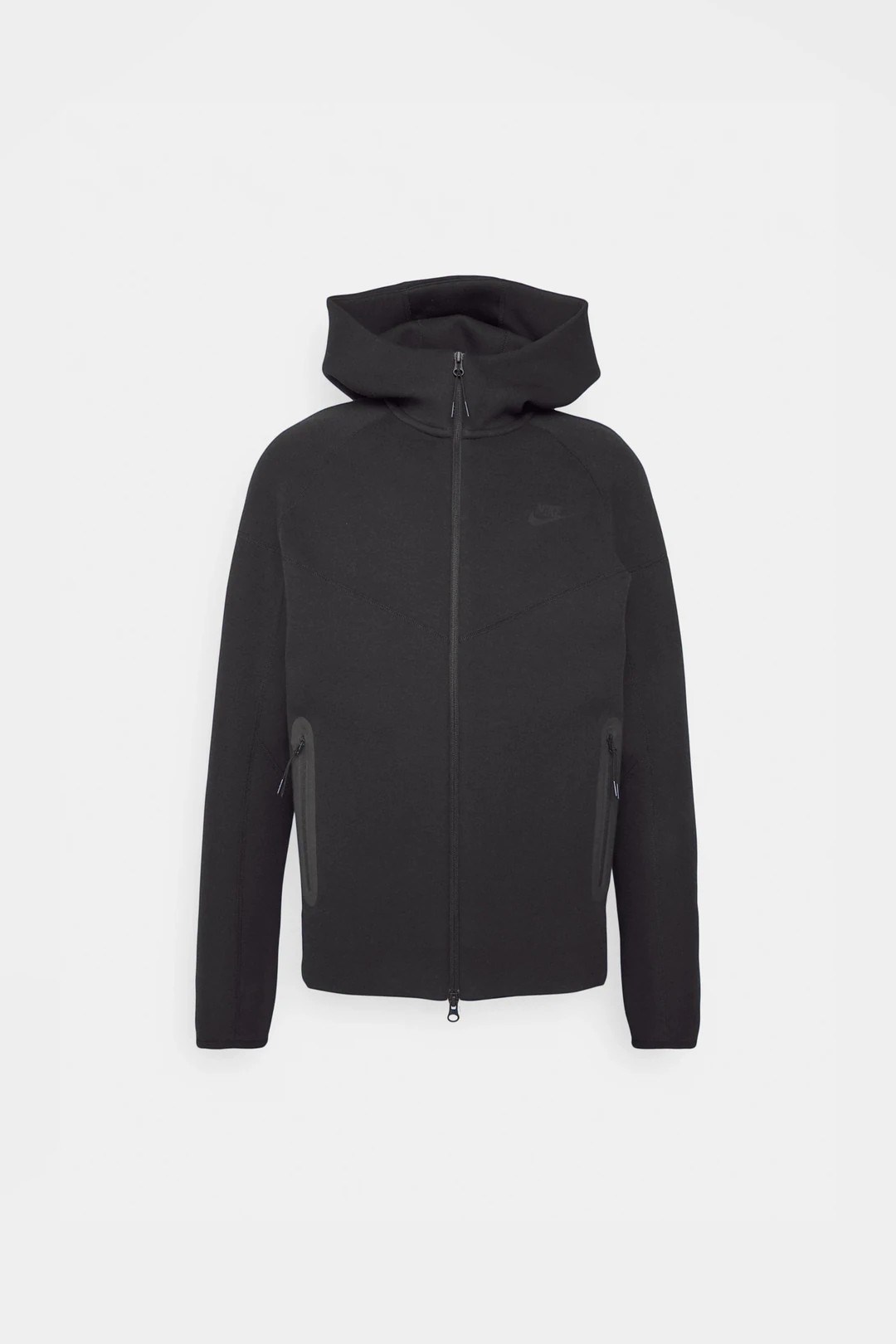 Yeni Tech Fleece Siyah Kapüşonlu üst