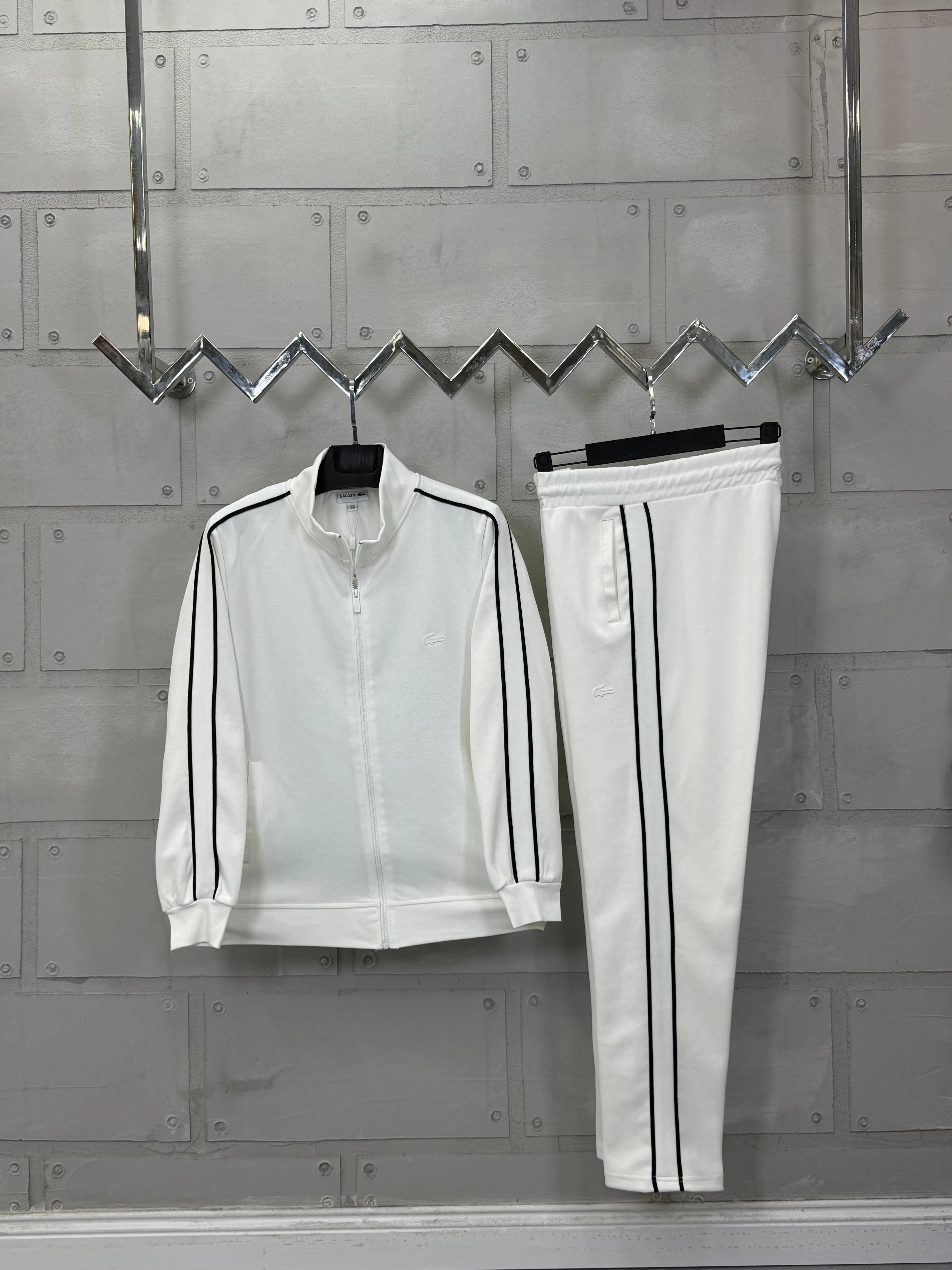 LCST Biyeli Eşofman Takımı Beyaz