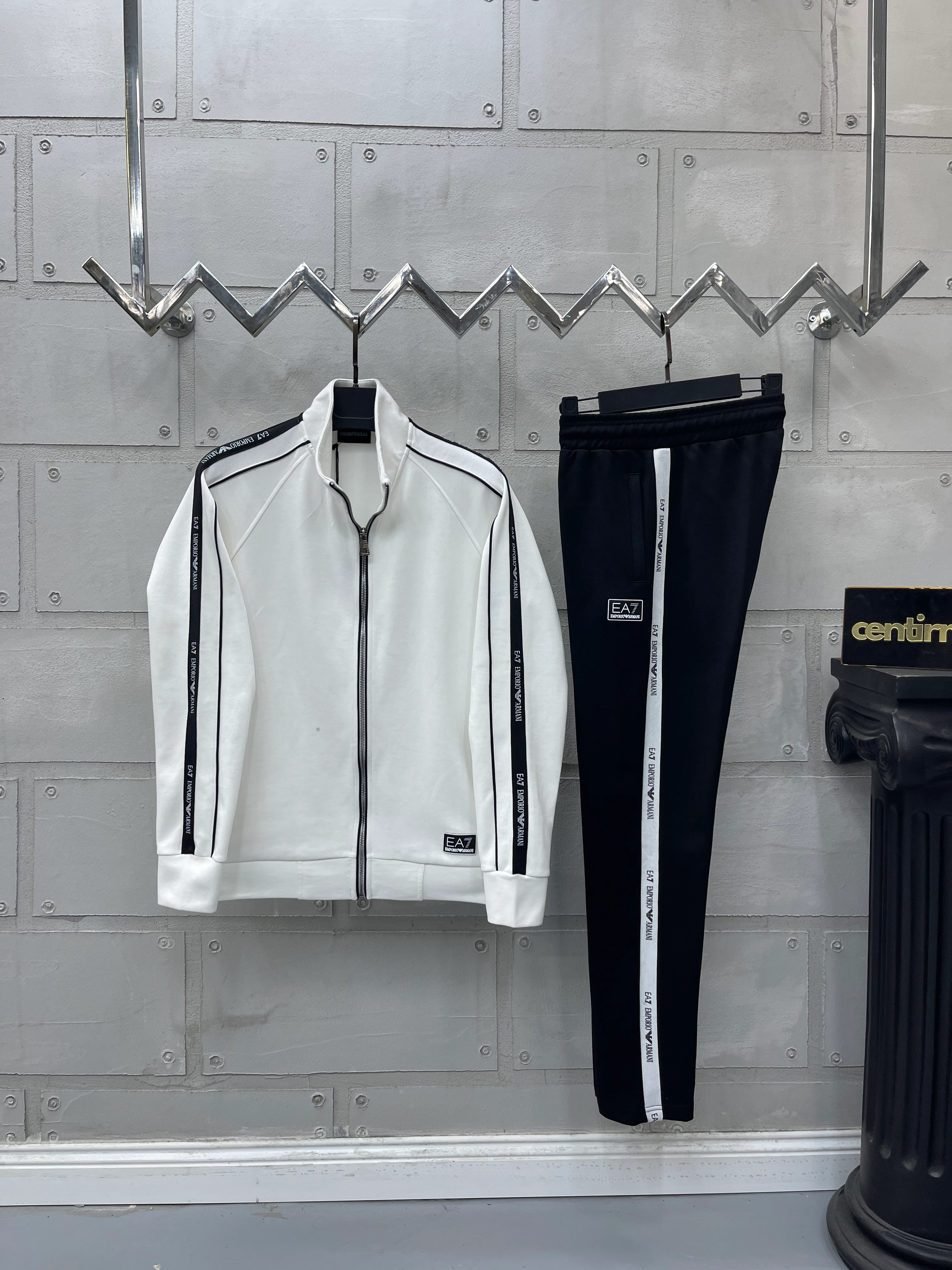 EA Double Face Eşofman Takım Beyaz 