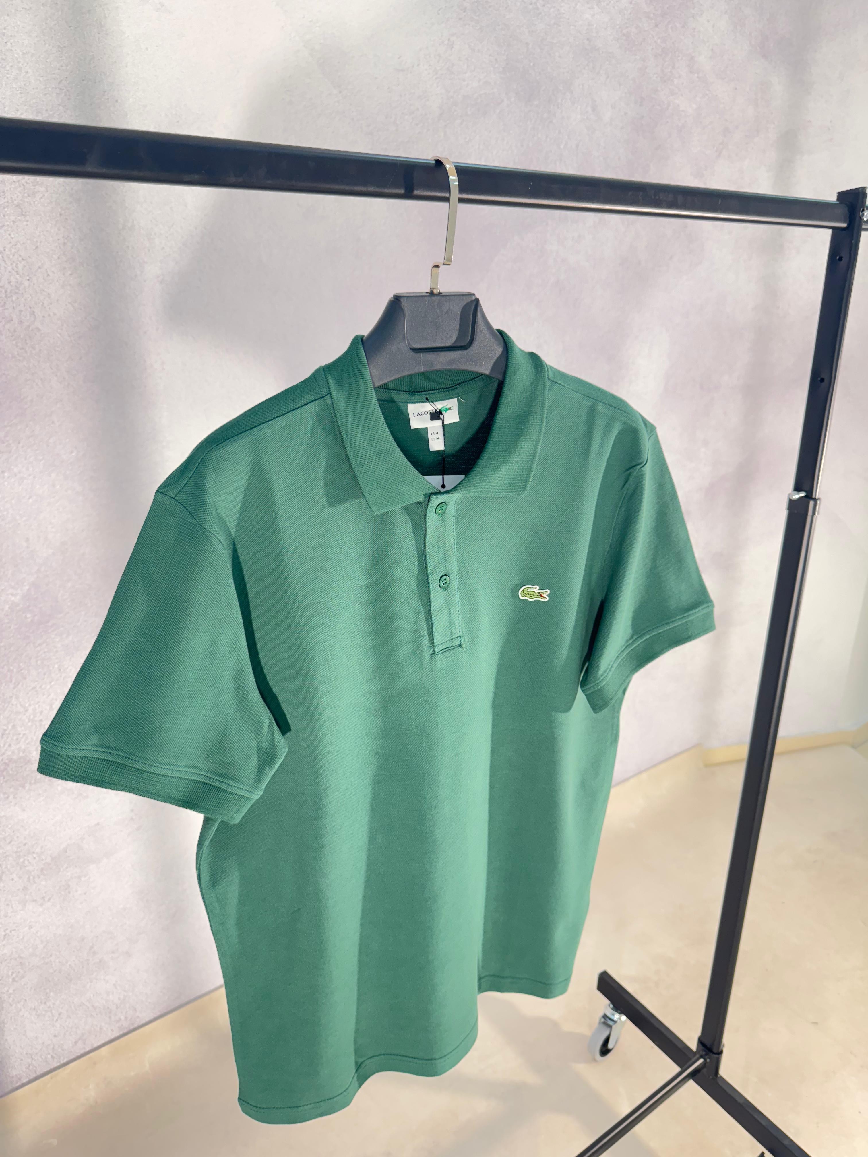 Lacoste Basic Yeşil Tişört 