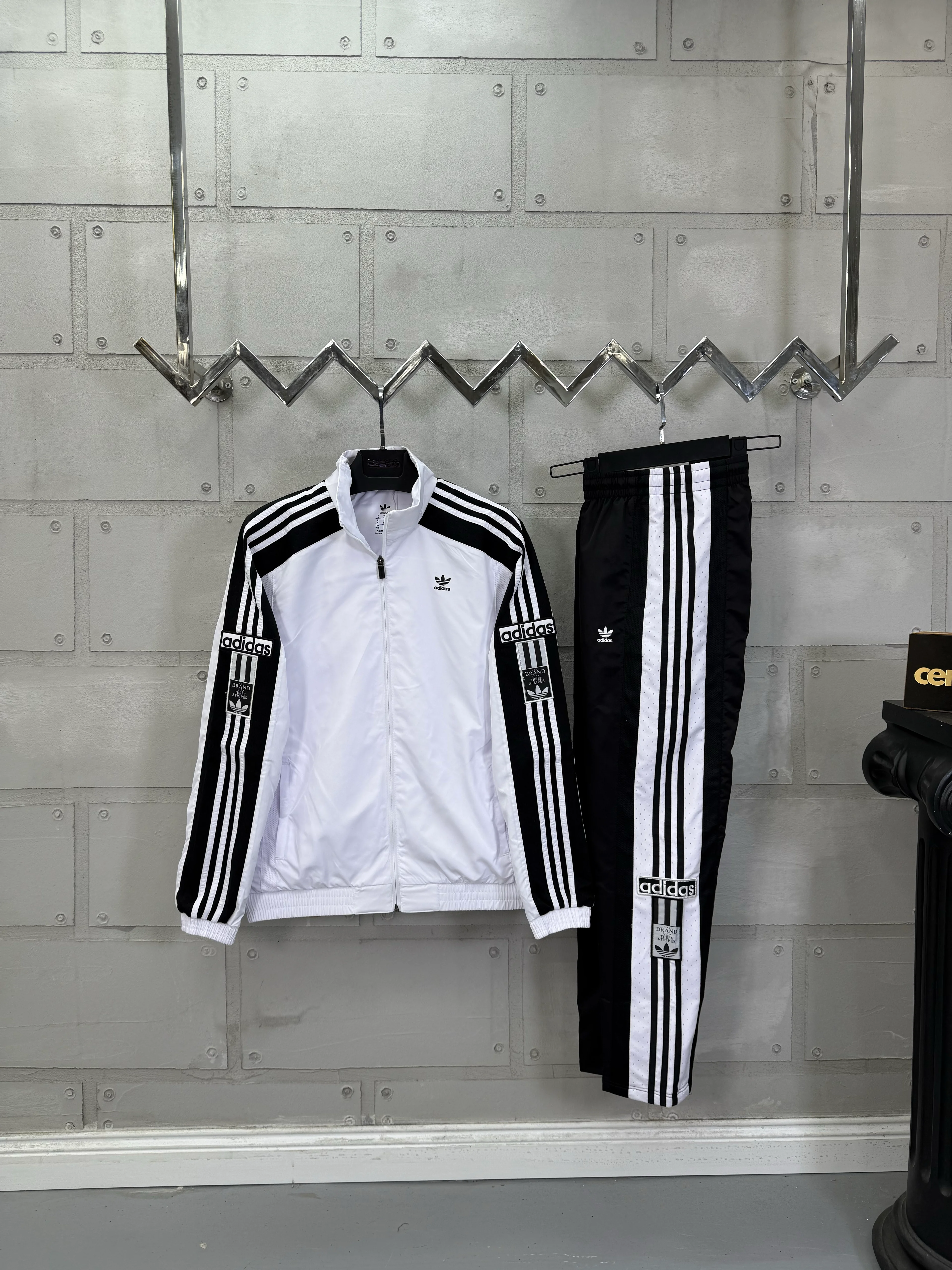 Ads Vintage Eşofman Takım Beyaz 