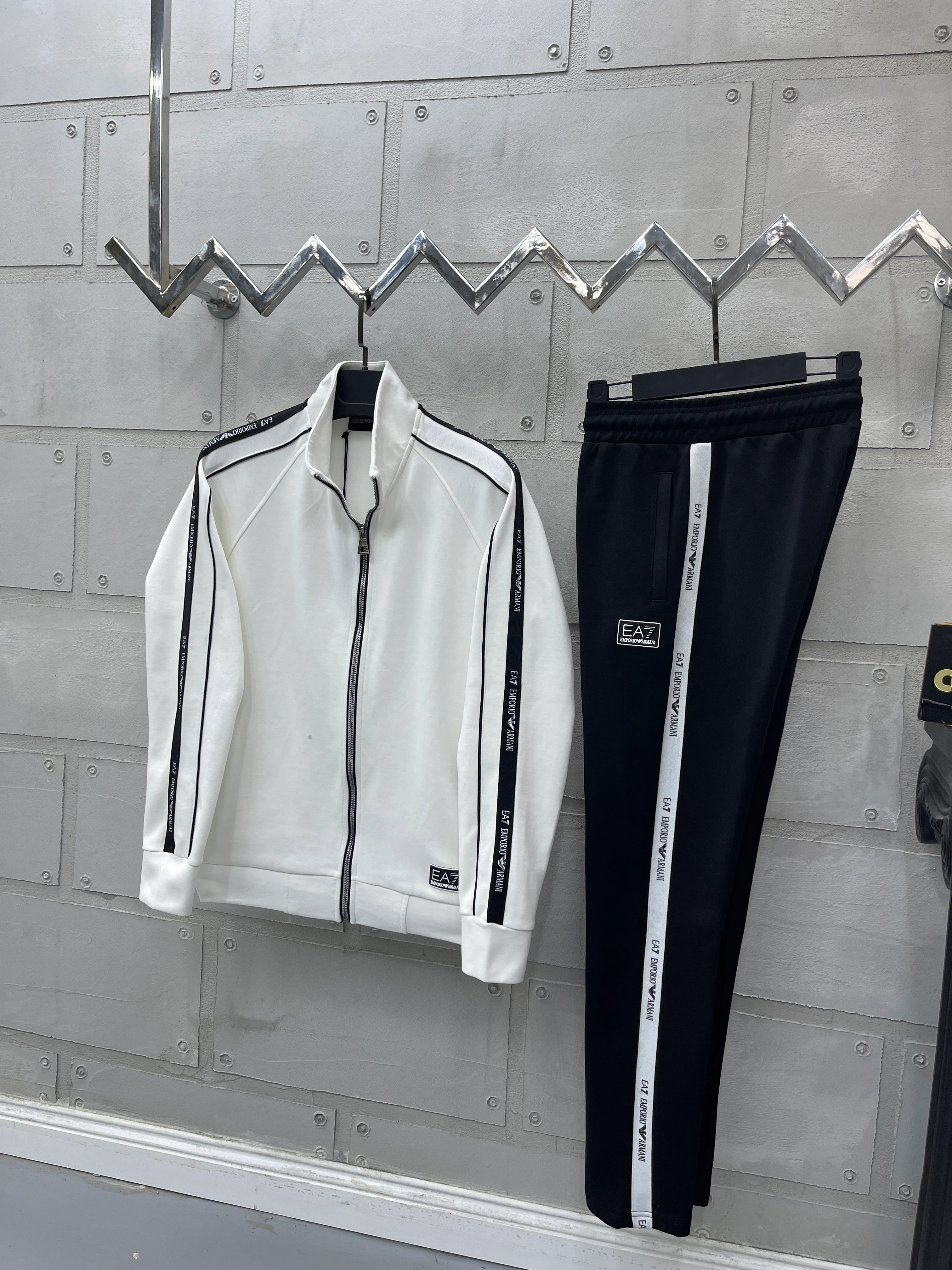 EA Double Face Eşofman Takım Beyaz 