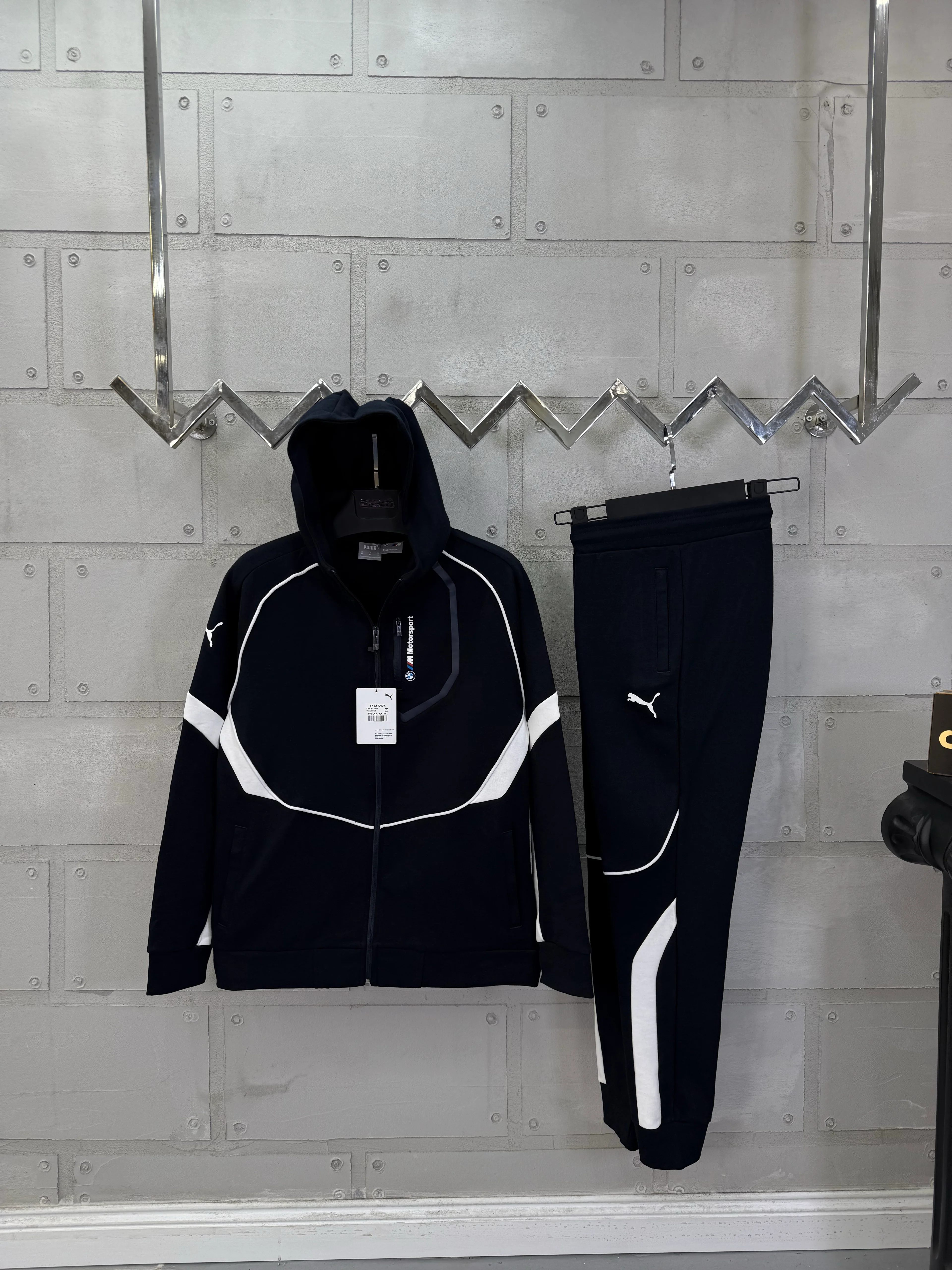 BMW Kapşonlu Eşofman Takım Lacivert