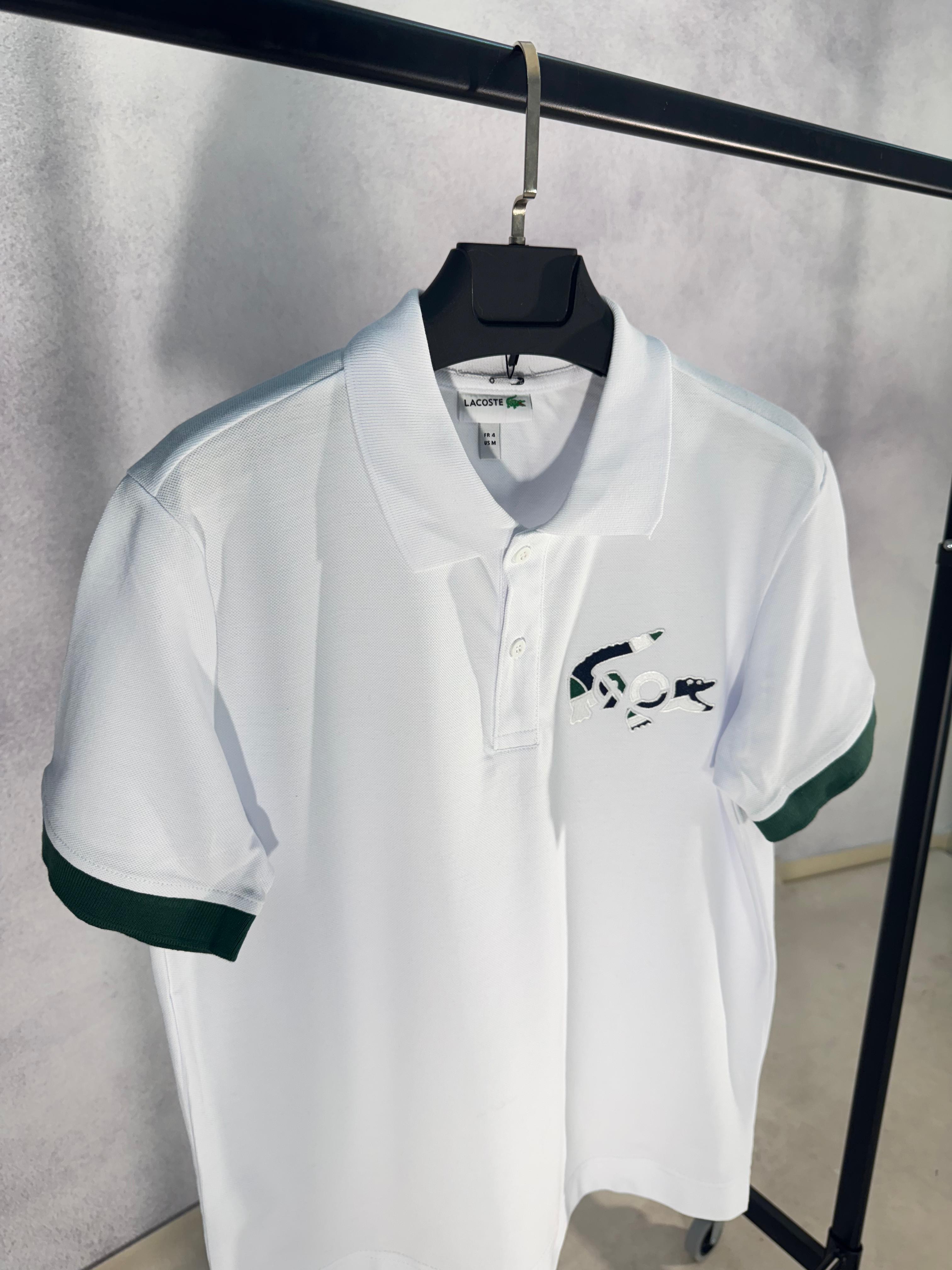 Lacoste Polo Yaka Beyaz Tişört