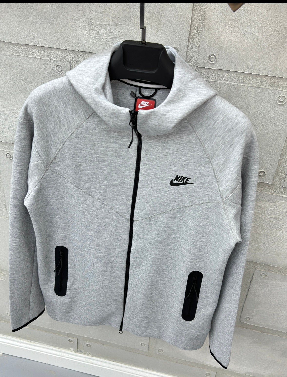 Yeni Sezon Tech Fleece Gri Üst 