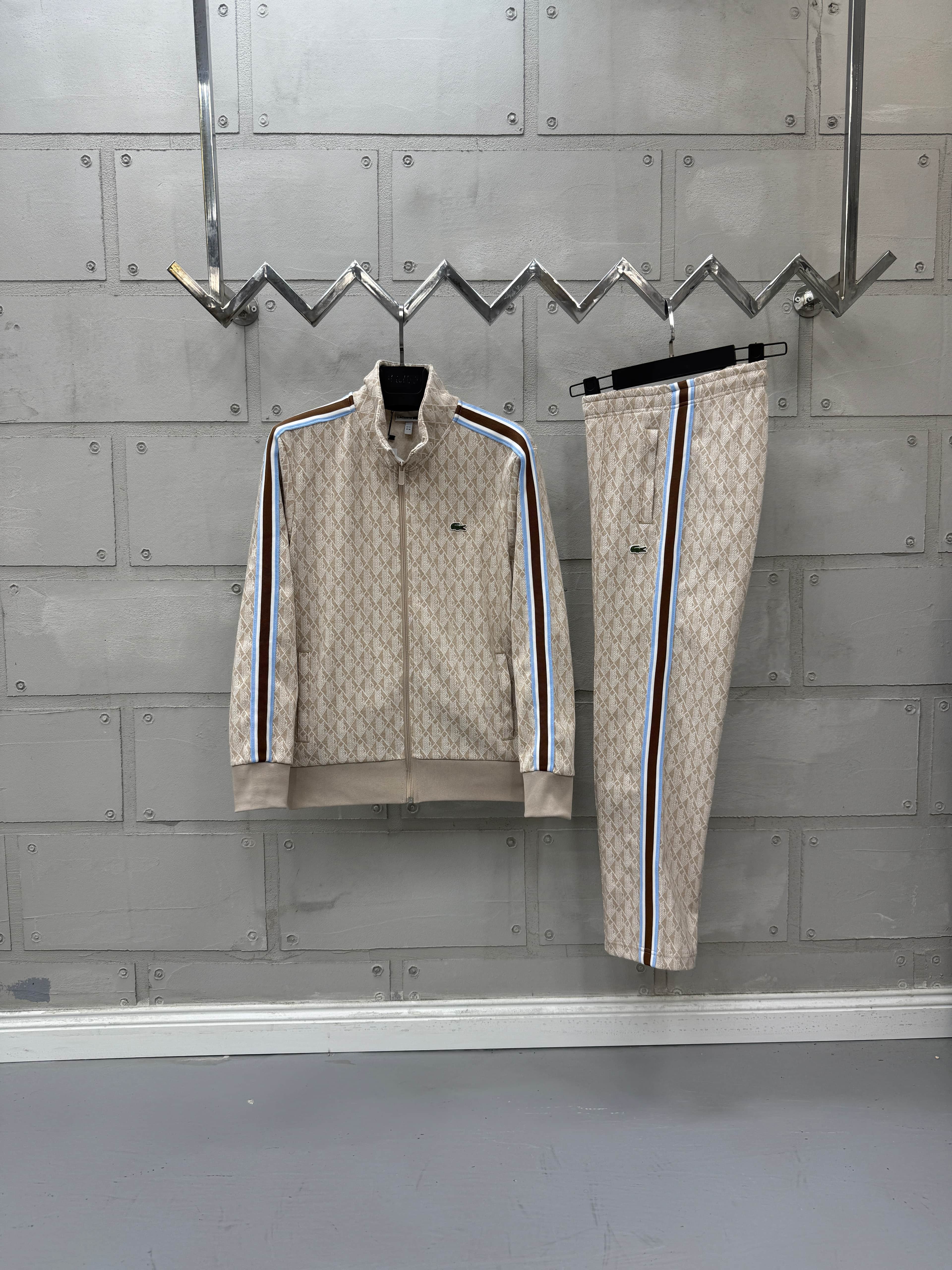 Lcst Monogram Eşofman Takım Bej