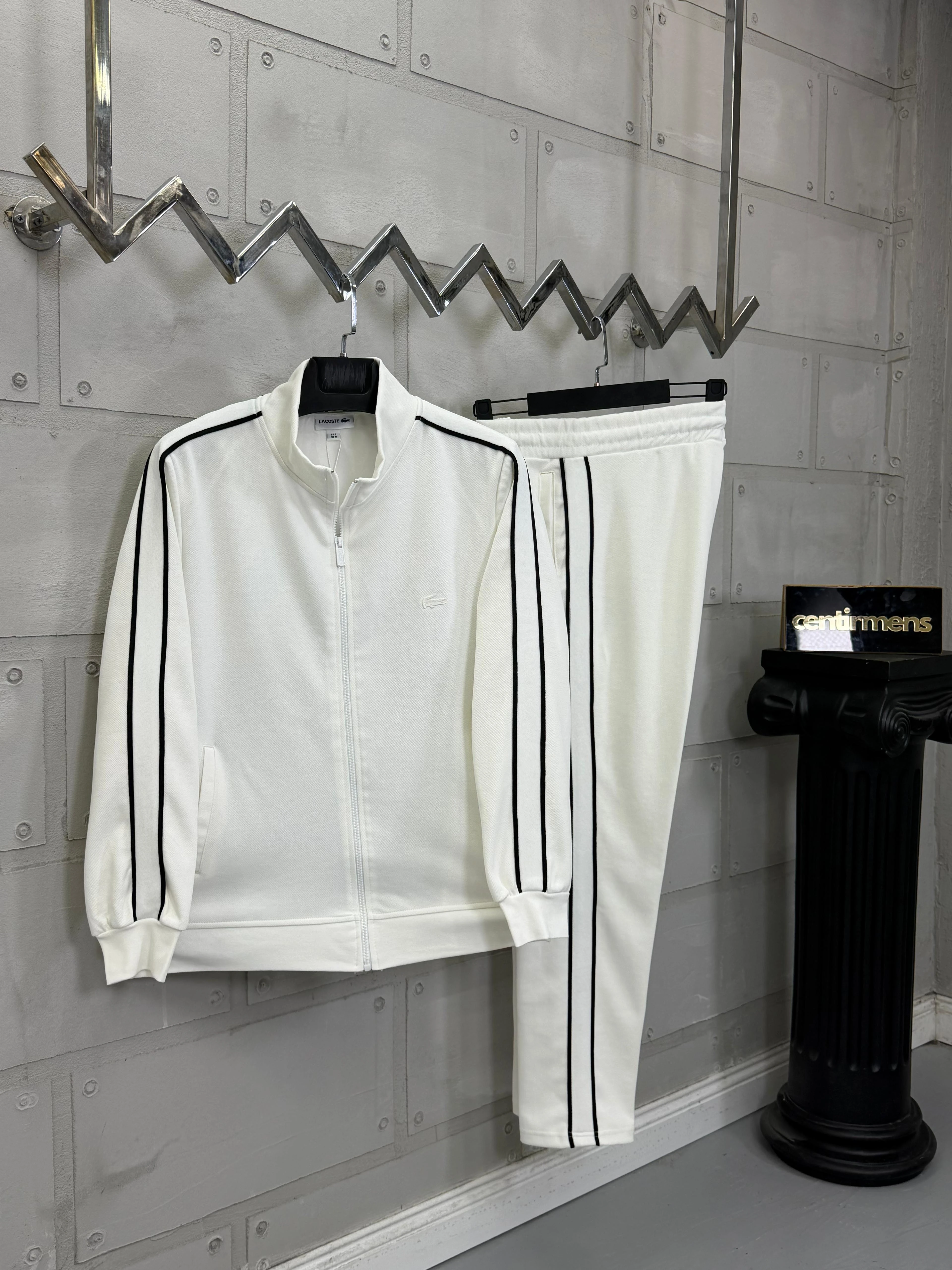 LCST Biyeli Eşofman Takımı Beyaz