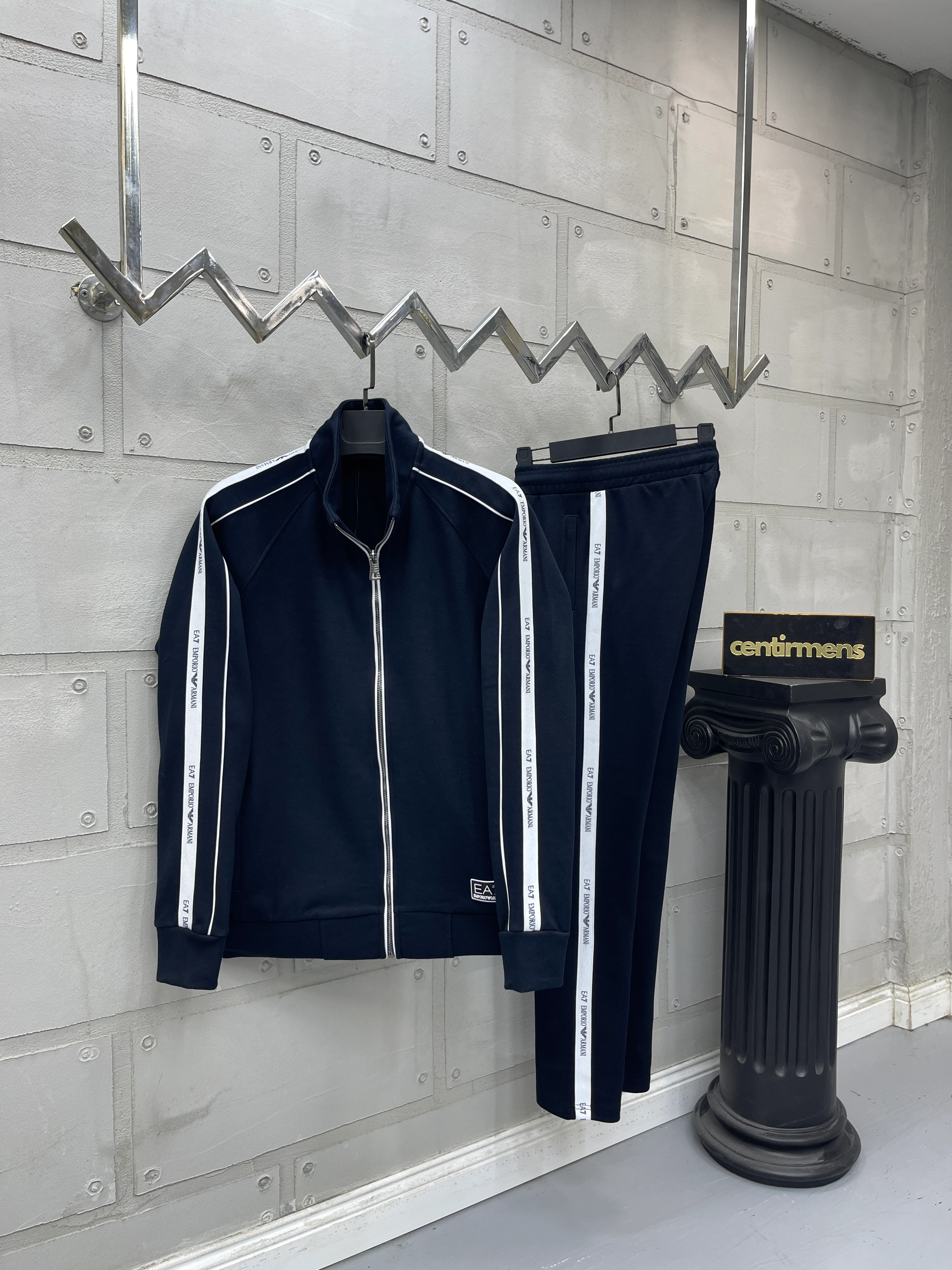 EA Double Face Eşofman Takım Lacivert