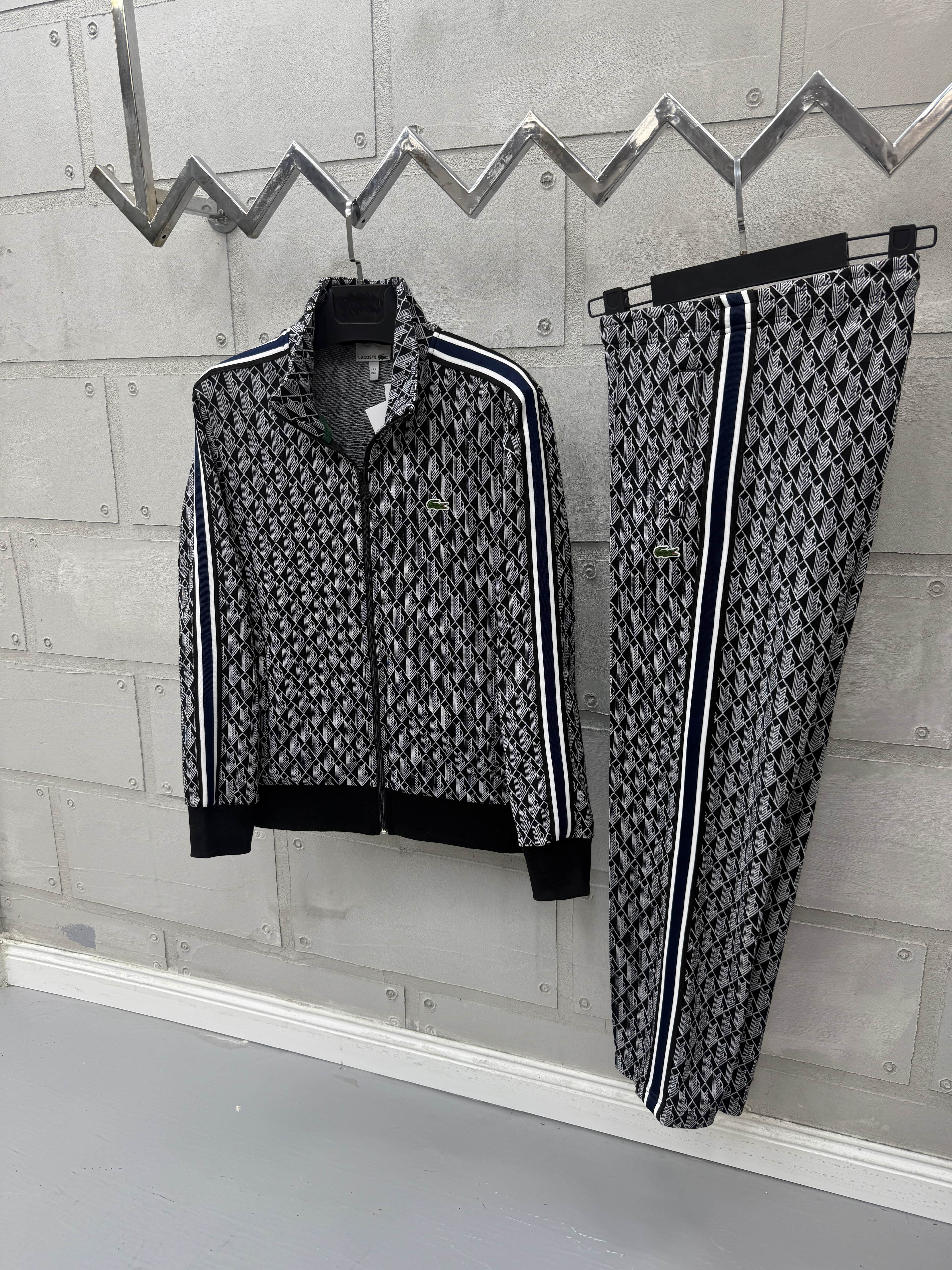 Lcst Monogram Eşofman Takım Siyah