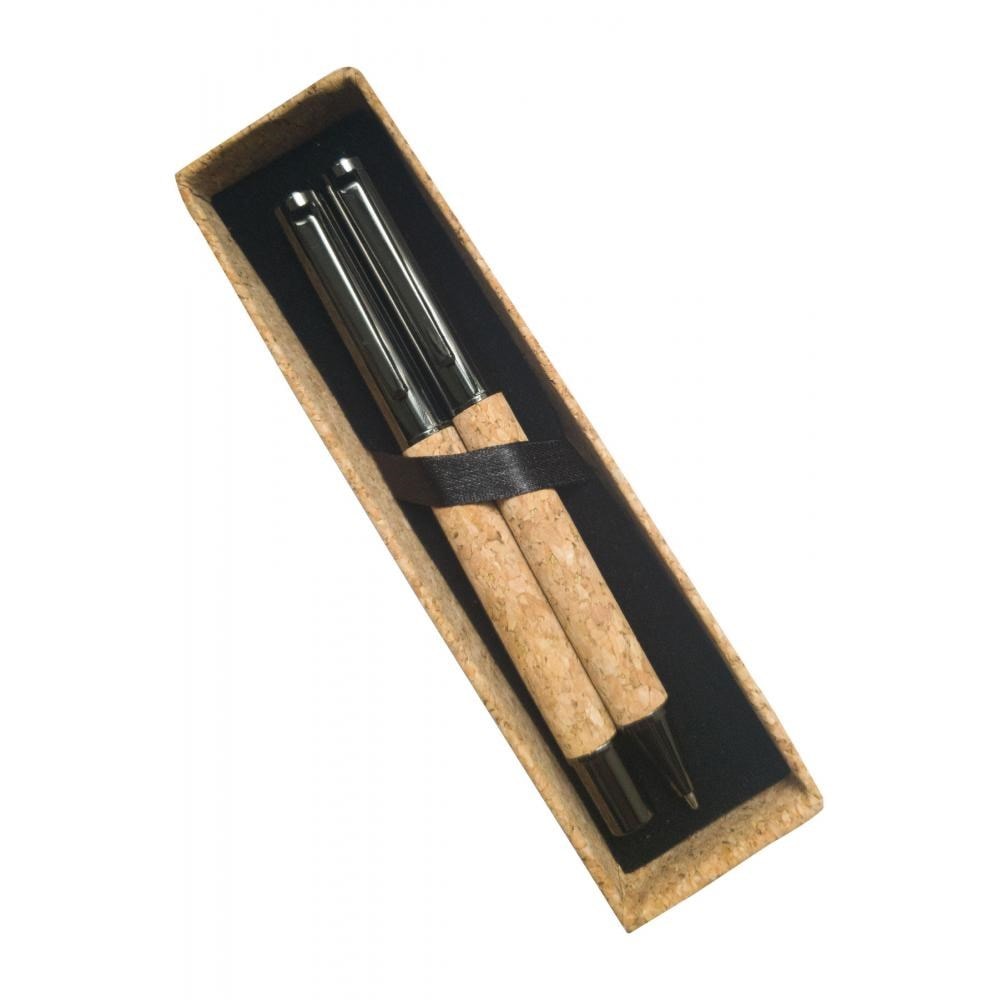 Kiyie Özel 2li Roller Tükenmez Kalem Kutulu Set 