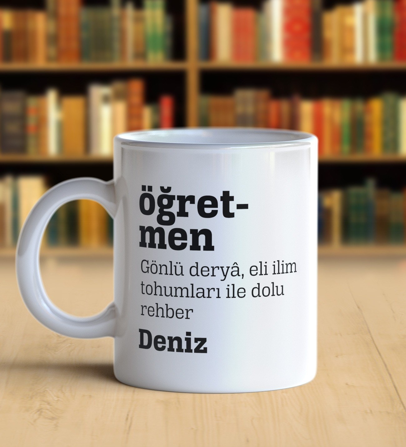 Kişiye Özel  Öğretmen Kupa Bardak