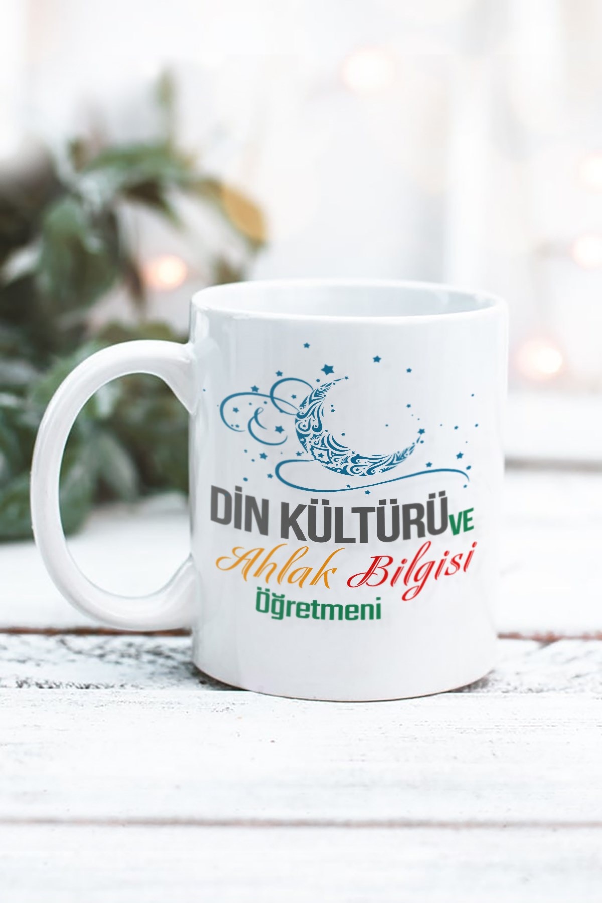Din Kültürü Öğretmeni Tasarımlı Kupa Bardak