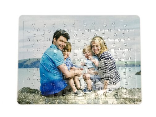 Kişiye Özel Fotoğraf ve  İsim Baskılı 99 Parça A4 Puzzle
