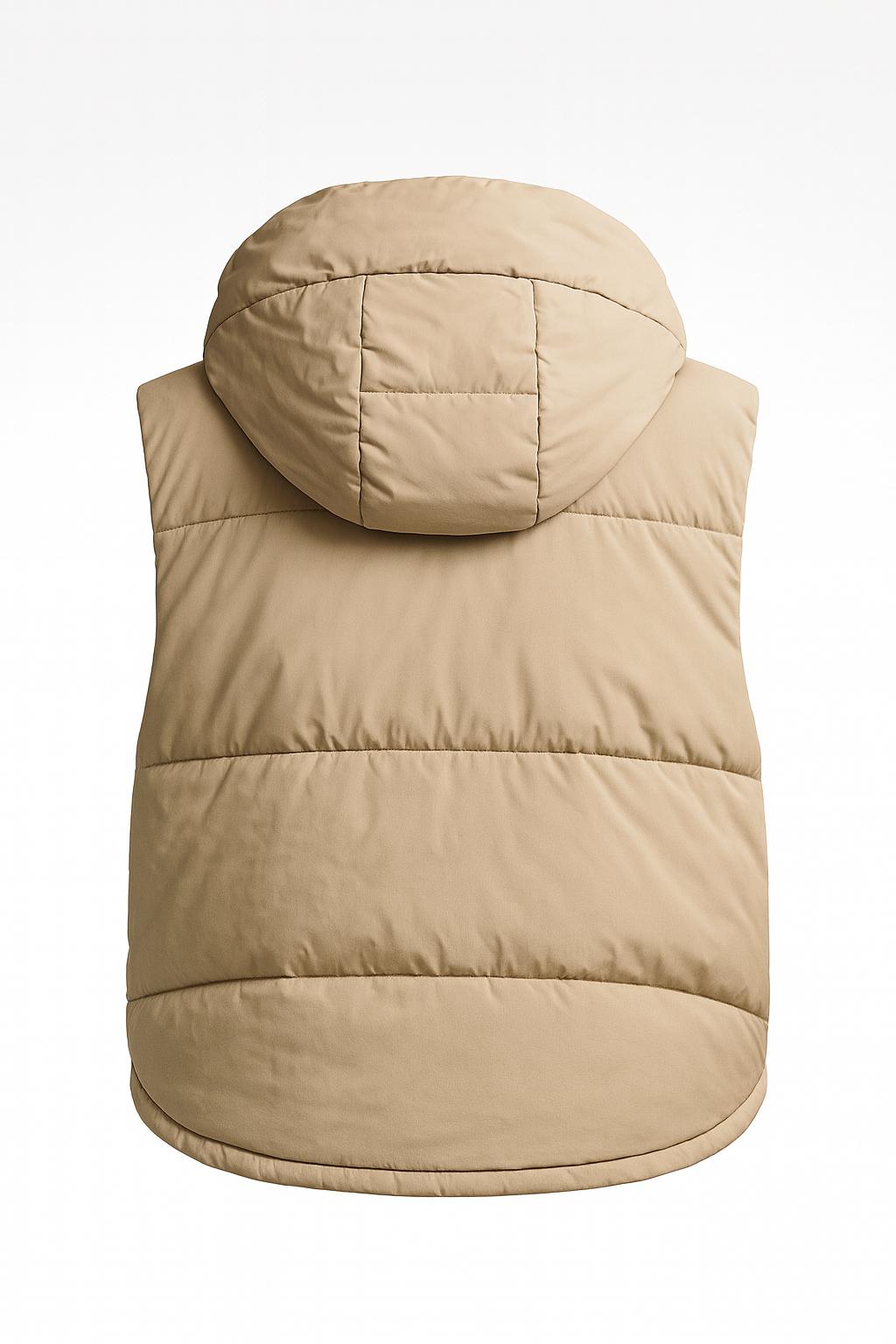 İtalyan Kapitone Yelek - Bej