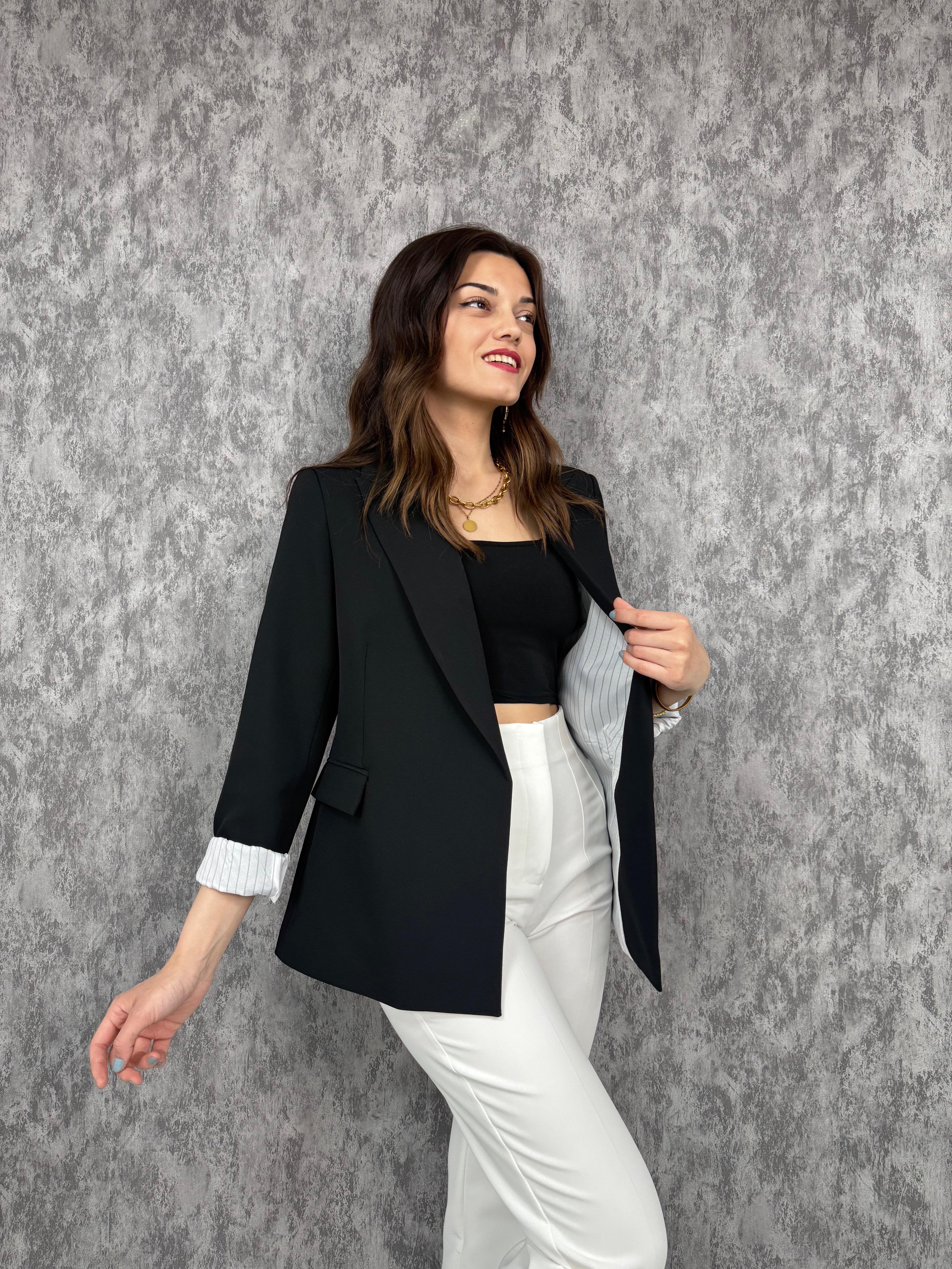 Blazer Ceket - Siyah