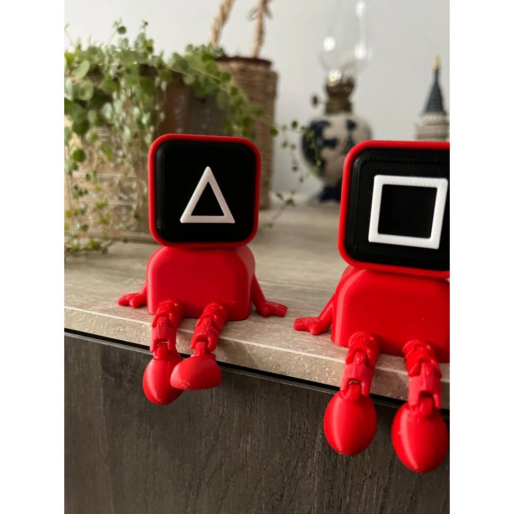 Squid Game 3'lü figür