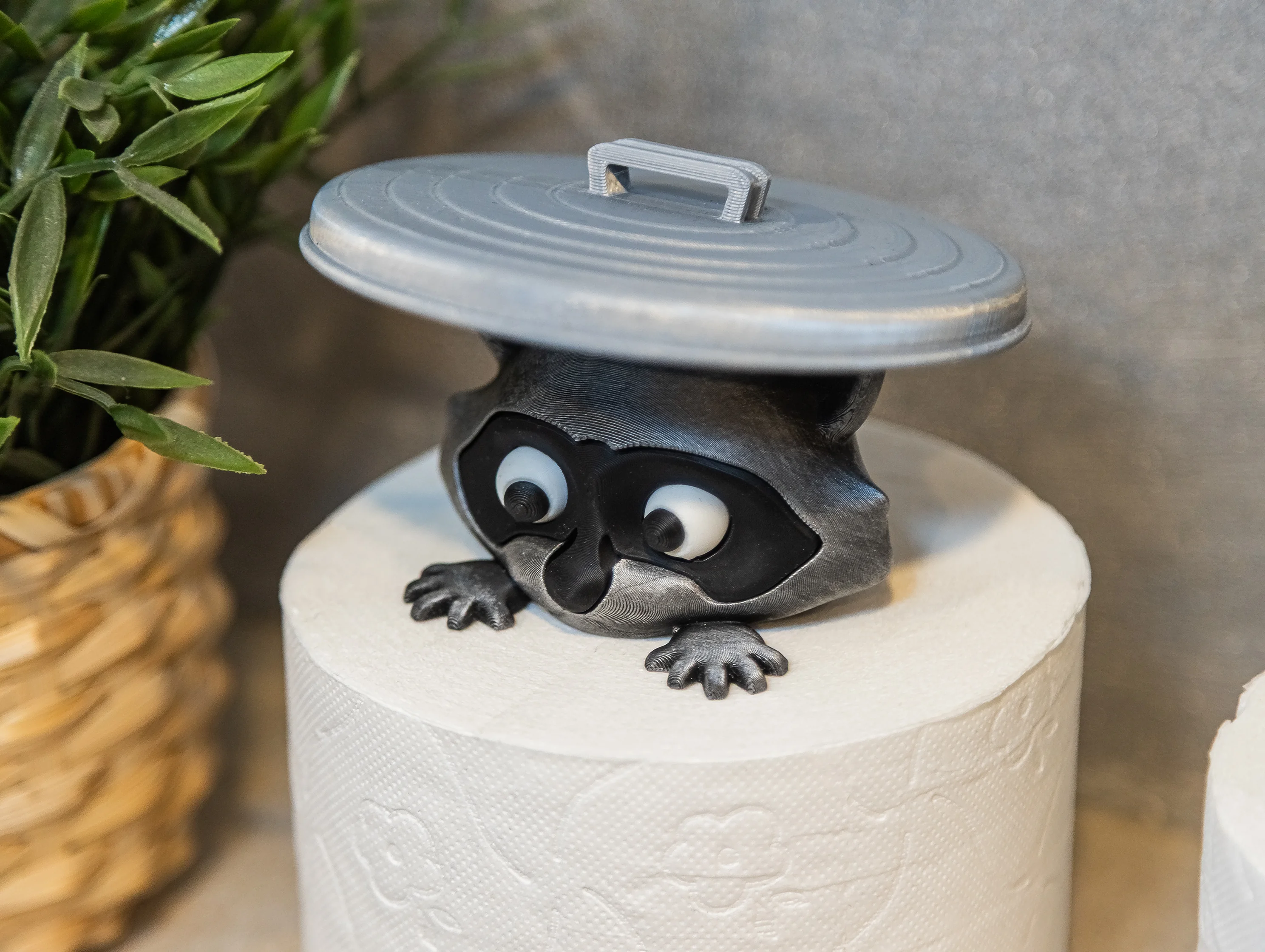 Rakun Tuvalet kağıdı tutacağı