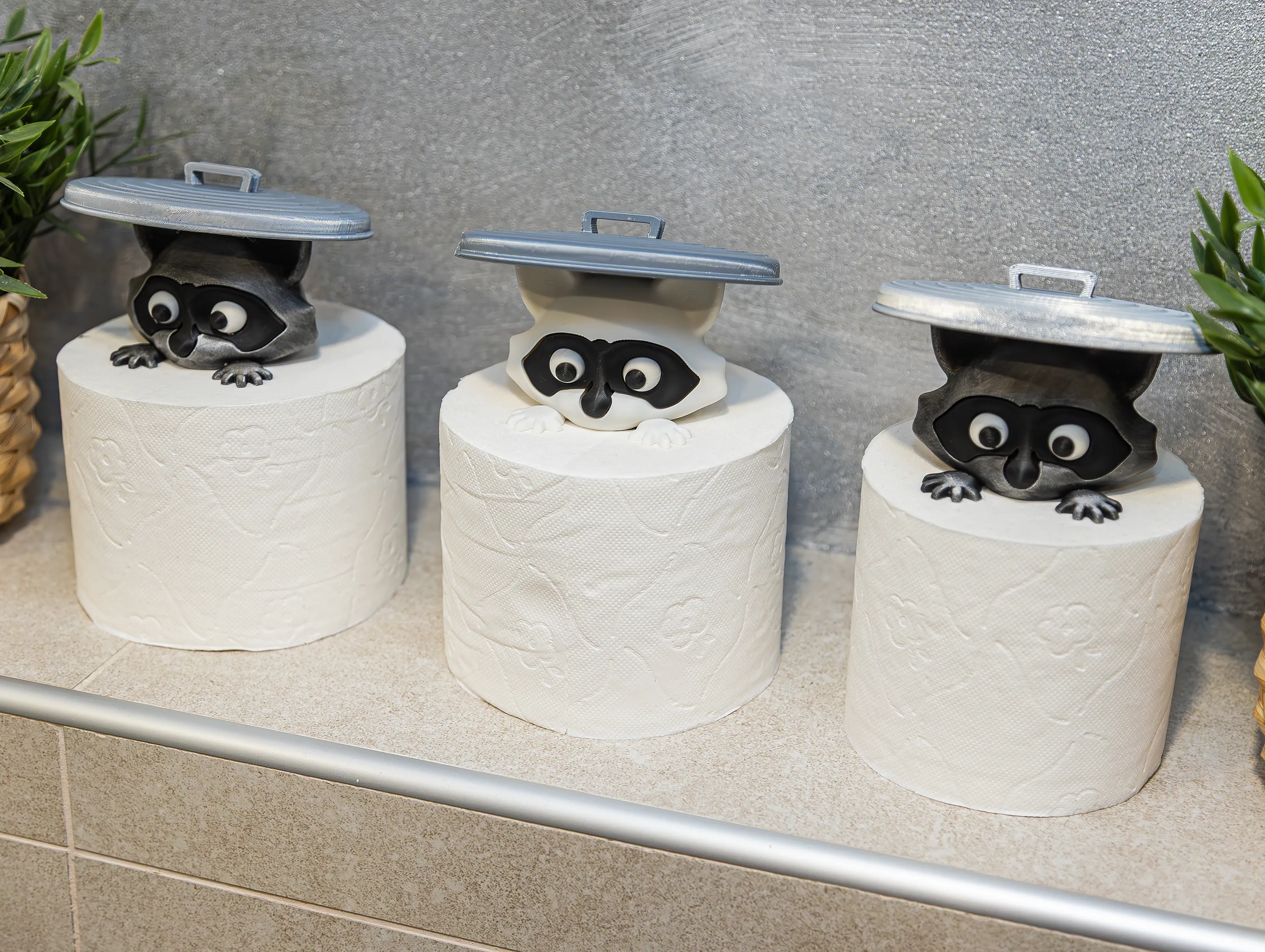 Rakun Tuvalet kağıdı tutacağı