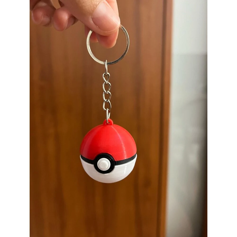 pokeball pokemon anahtarlık