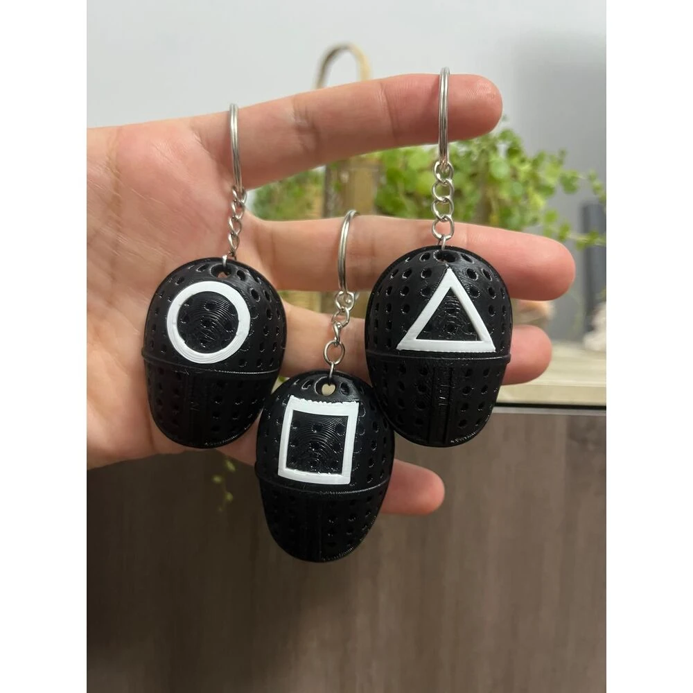 squid game anahtarlık 3'lü set