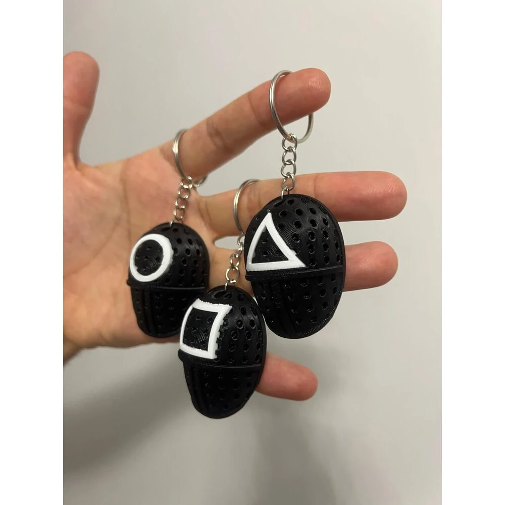squid game anahtarlık 3'lü set