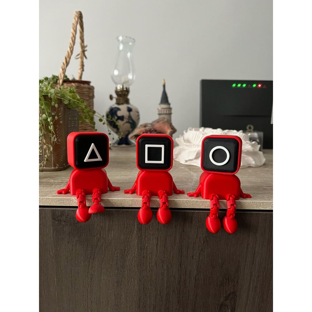 Squid Game 3'lü figür