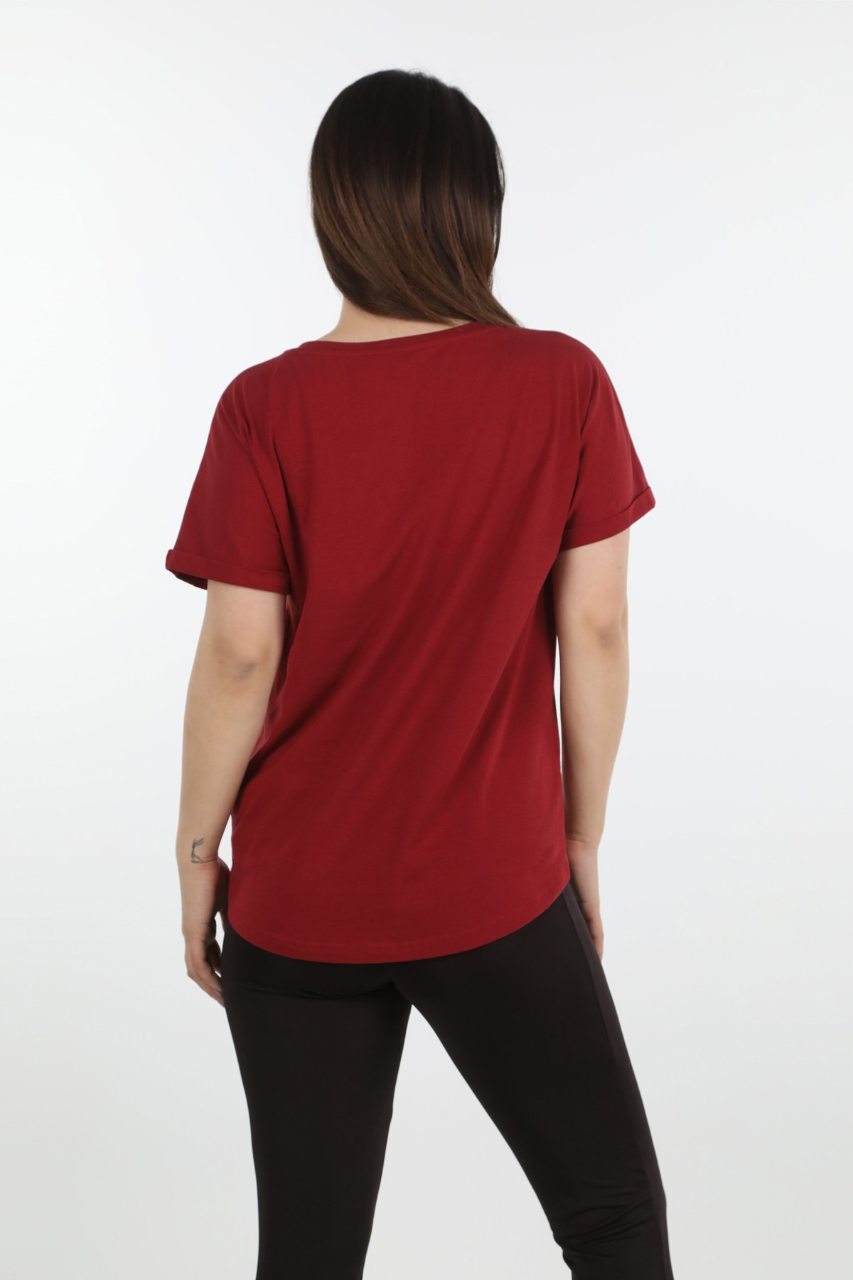 Bordo Unisex Oversize T-Shirt