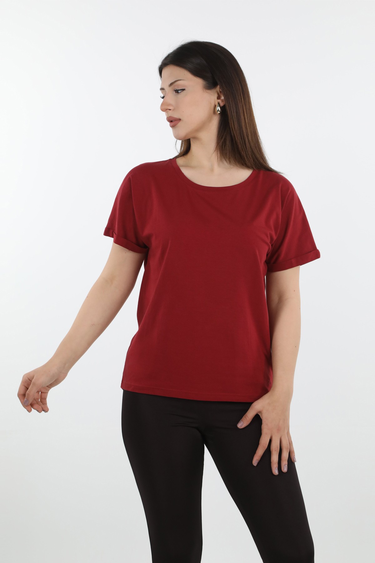 Bordo Unisex Oversize T-Shirt