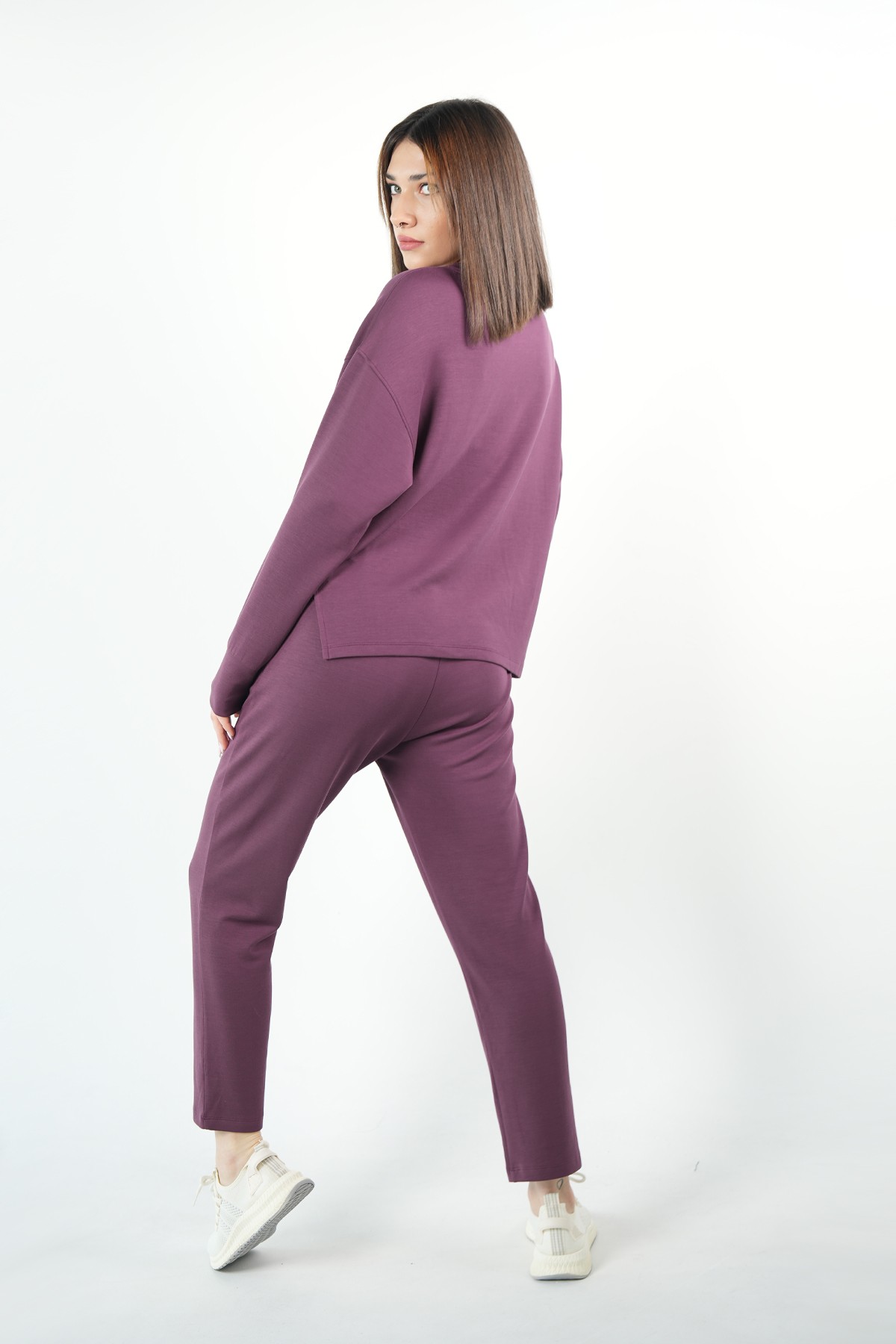 Plum Tracksuit Set