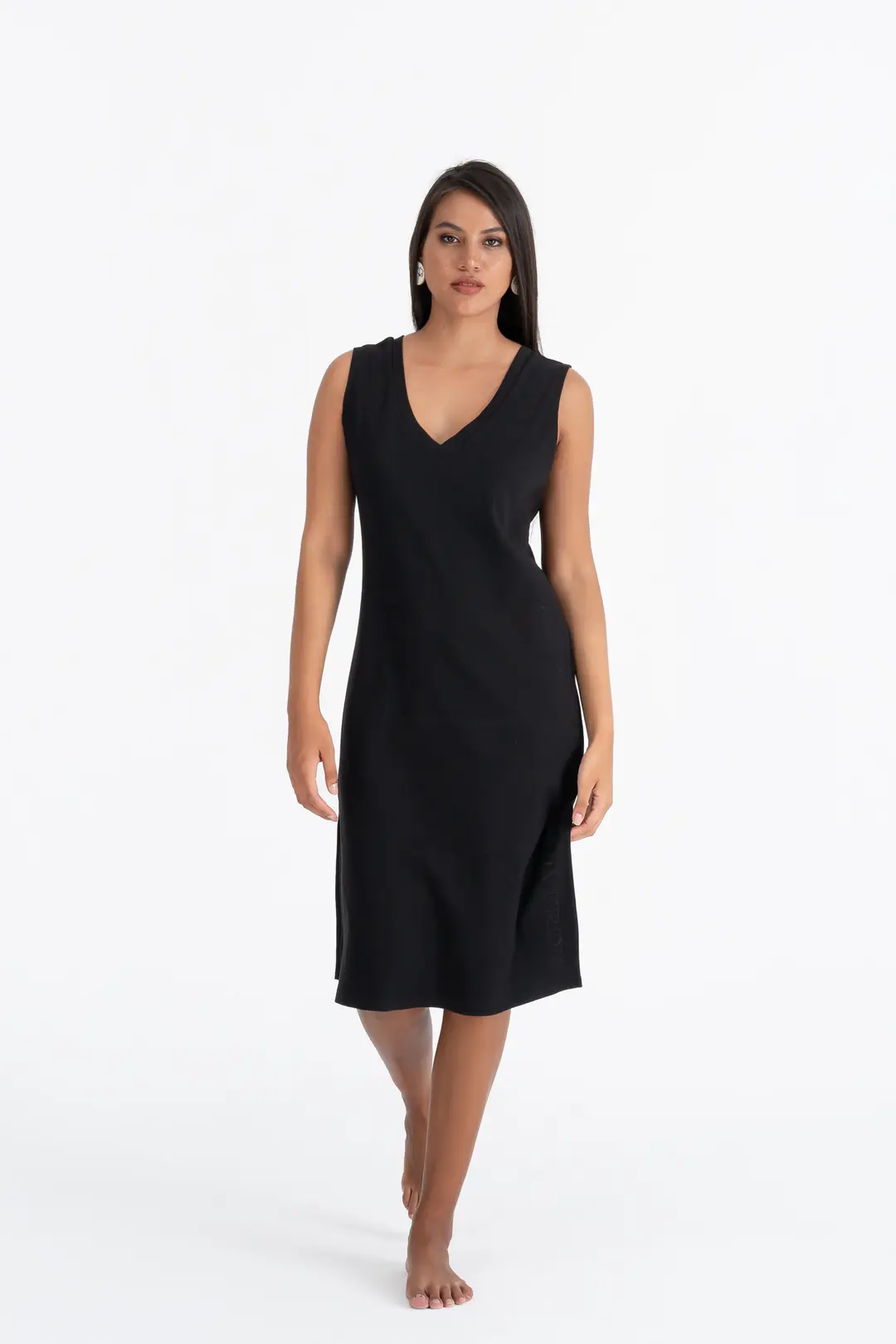 Crayme, Fur Fringe Waffle Dress Set