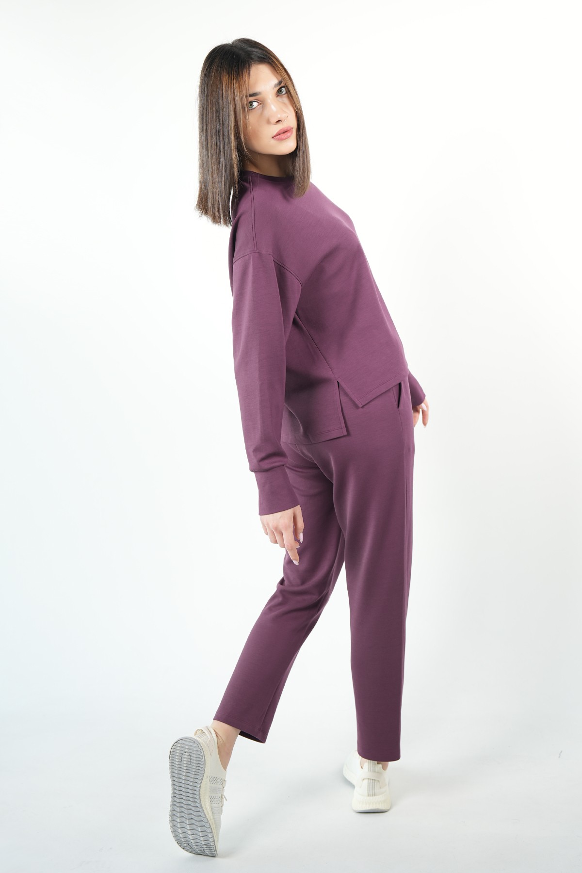 Plum Tracksuit Set