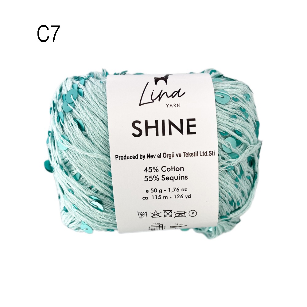 Lina Yarn Shine Iri Pullu El Örgü Ipliği