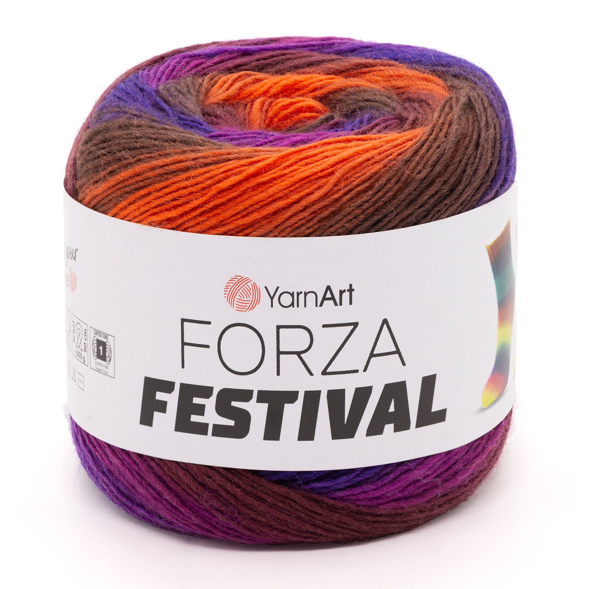 YarnArt Forza Festival 100gr 420mt El Örgü Ipliği