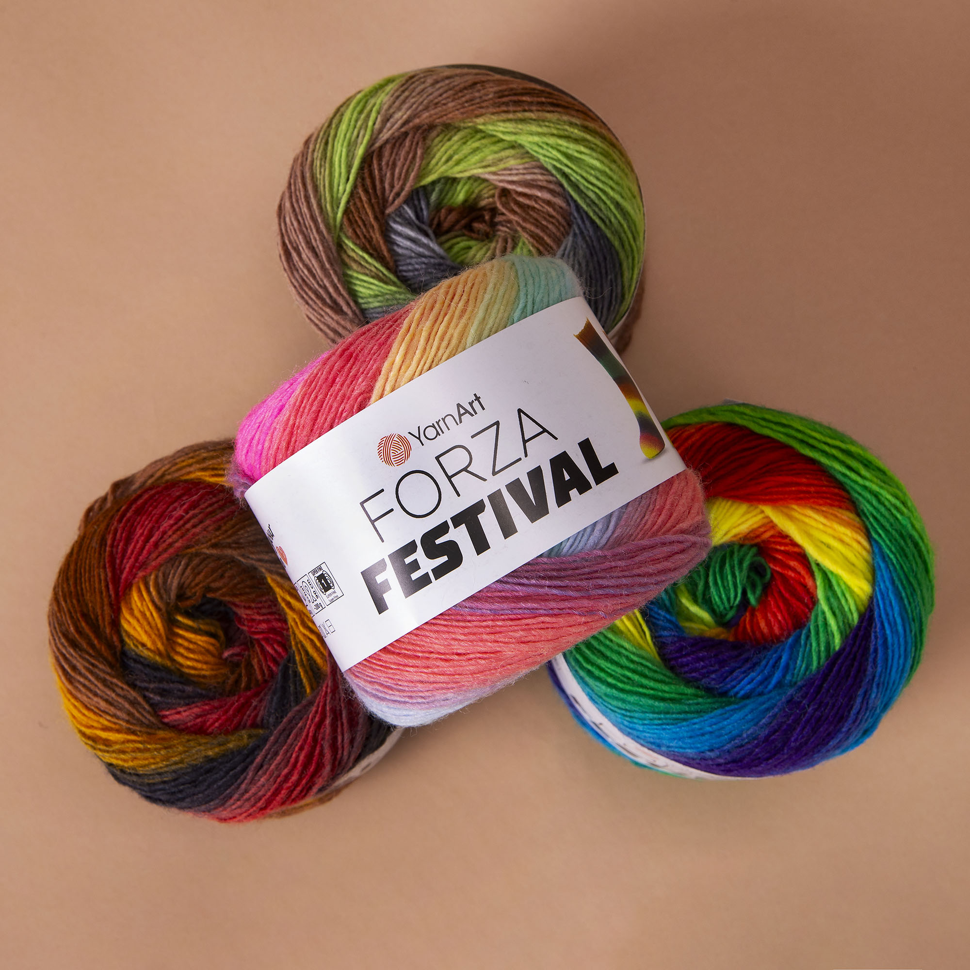 YarnArt Forza Festival 100gr 420mt El Örgü Ipliği