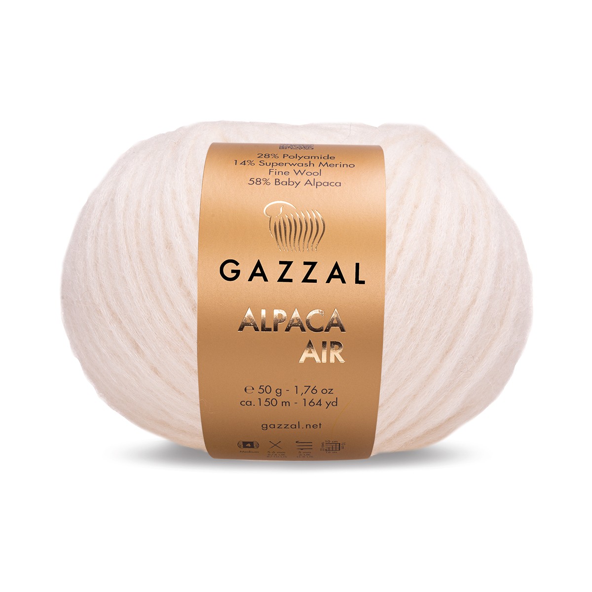 Gazzal Alpaca Air El Örgü Ipliği 