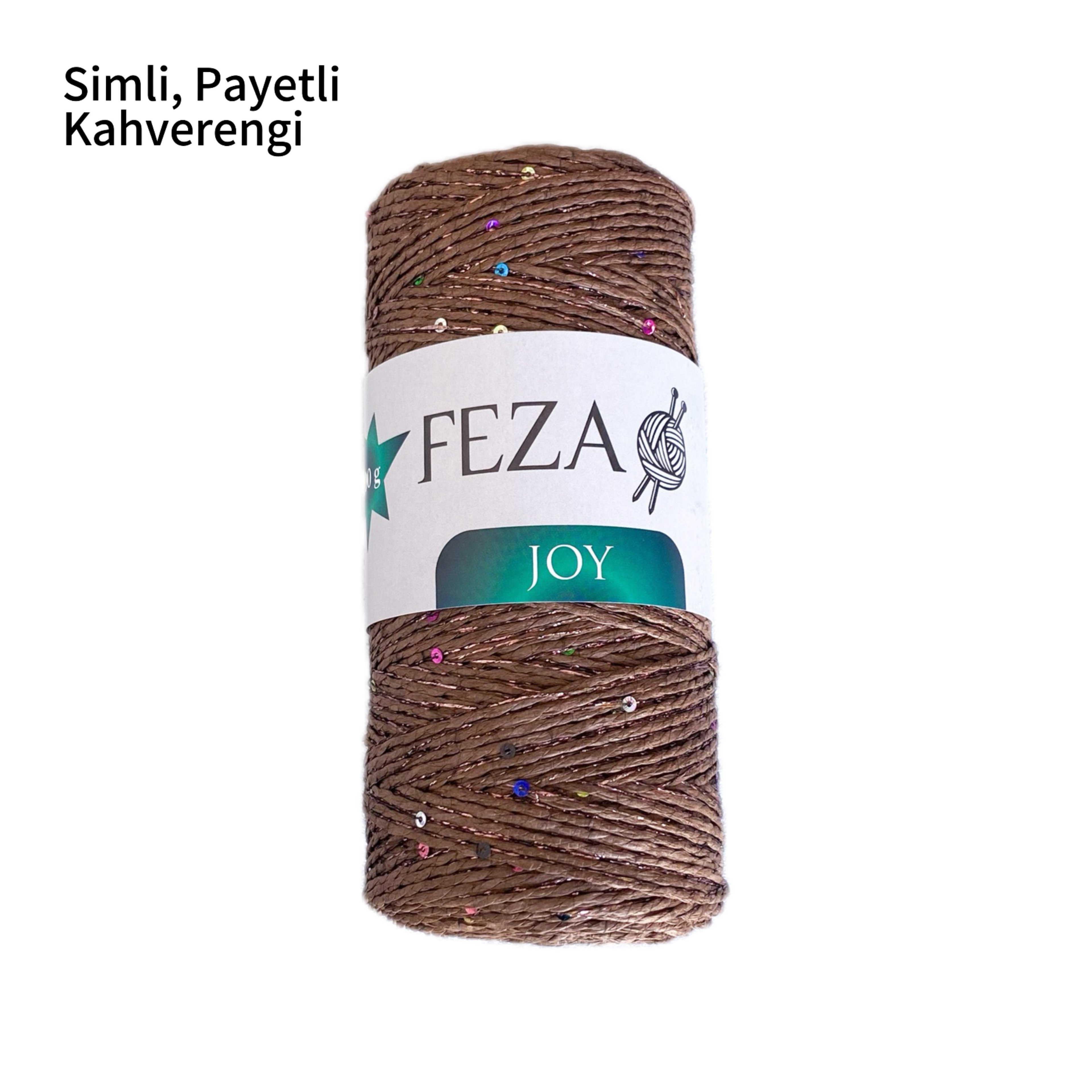Feza JOY Simli Payetli Kağıt İp 200gr