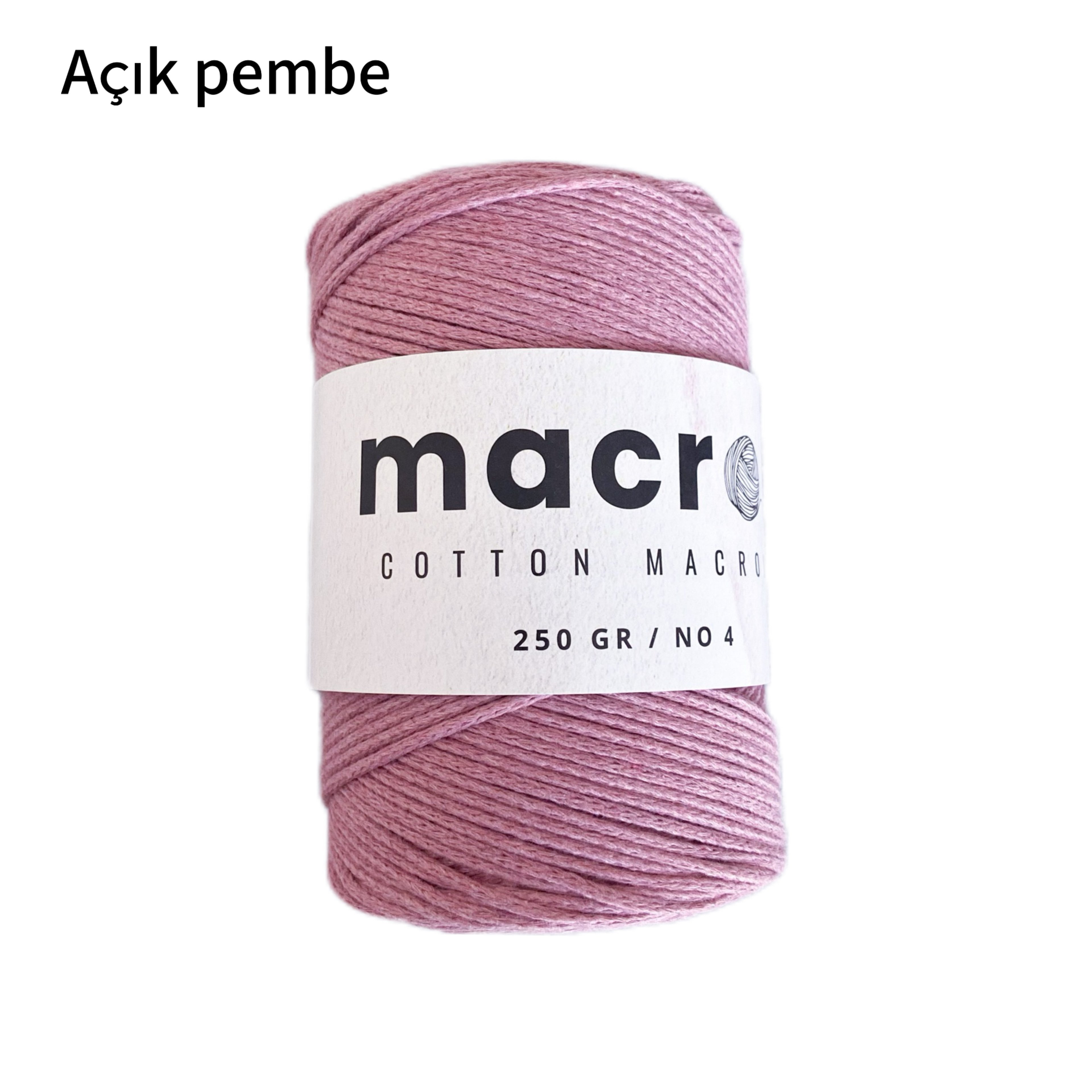 açık pembe macrome