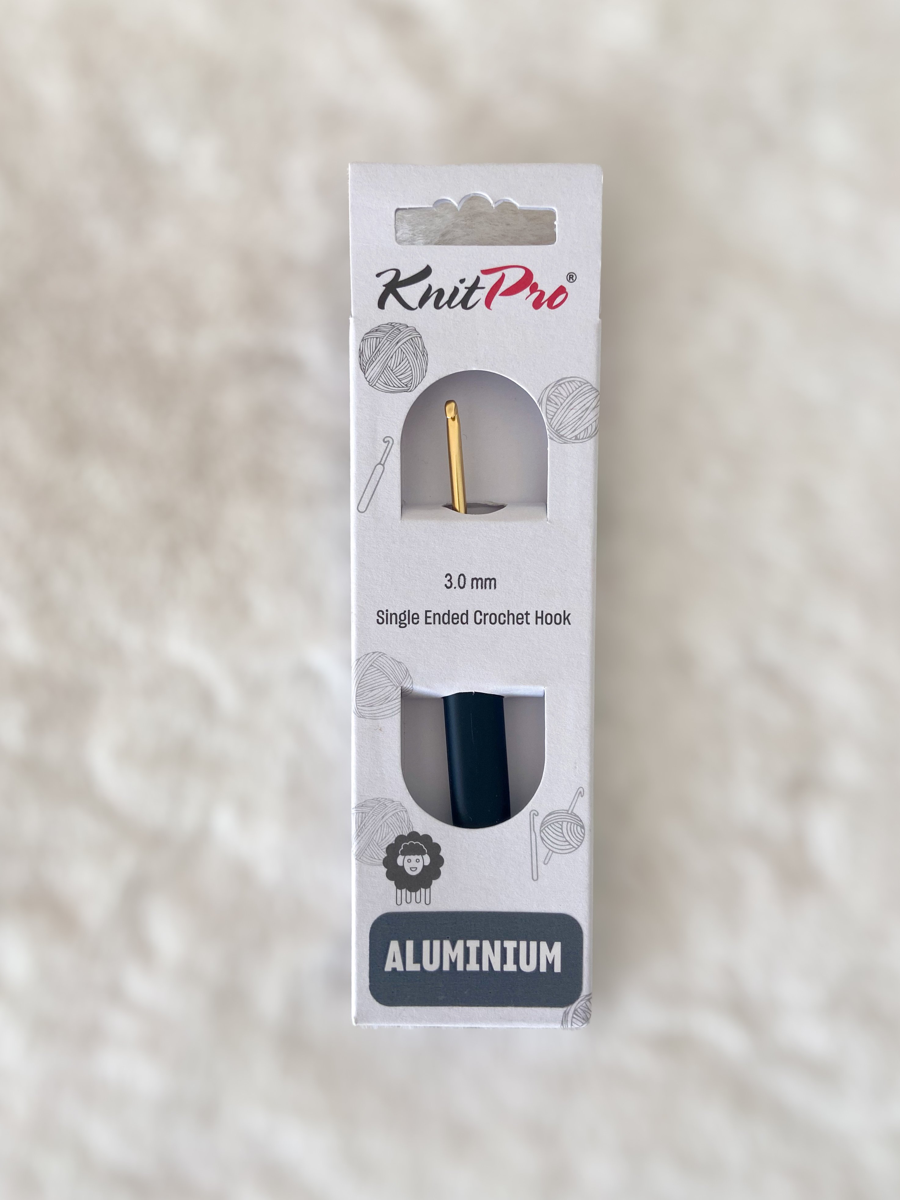 KnitPro GOLD Aluminium Tığ 3.0mm