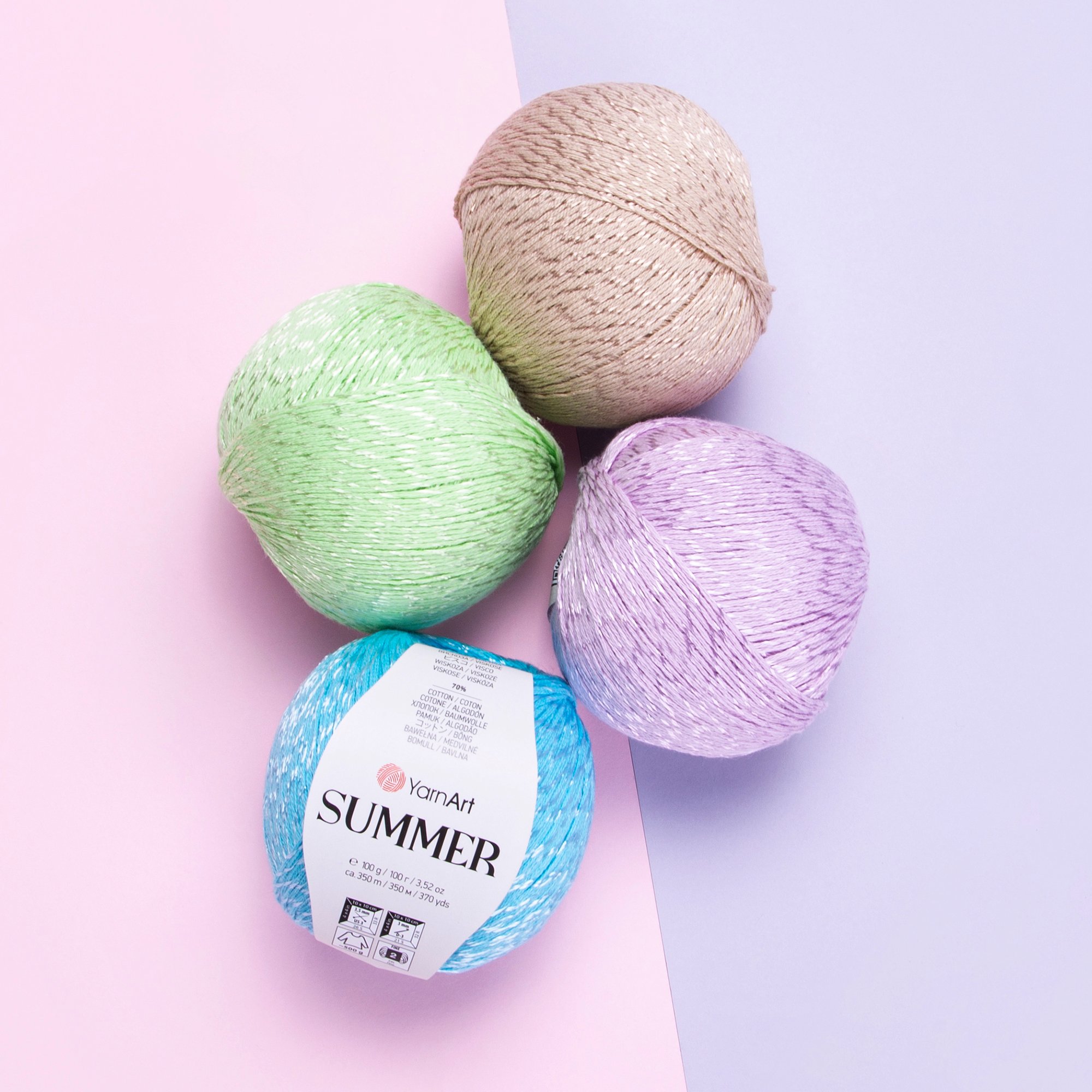 YarnArt Summer 70% Cotton,30% Viscose 100gr El Örgü Ipliği
